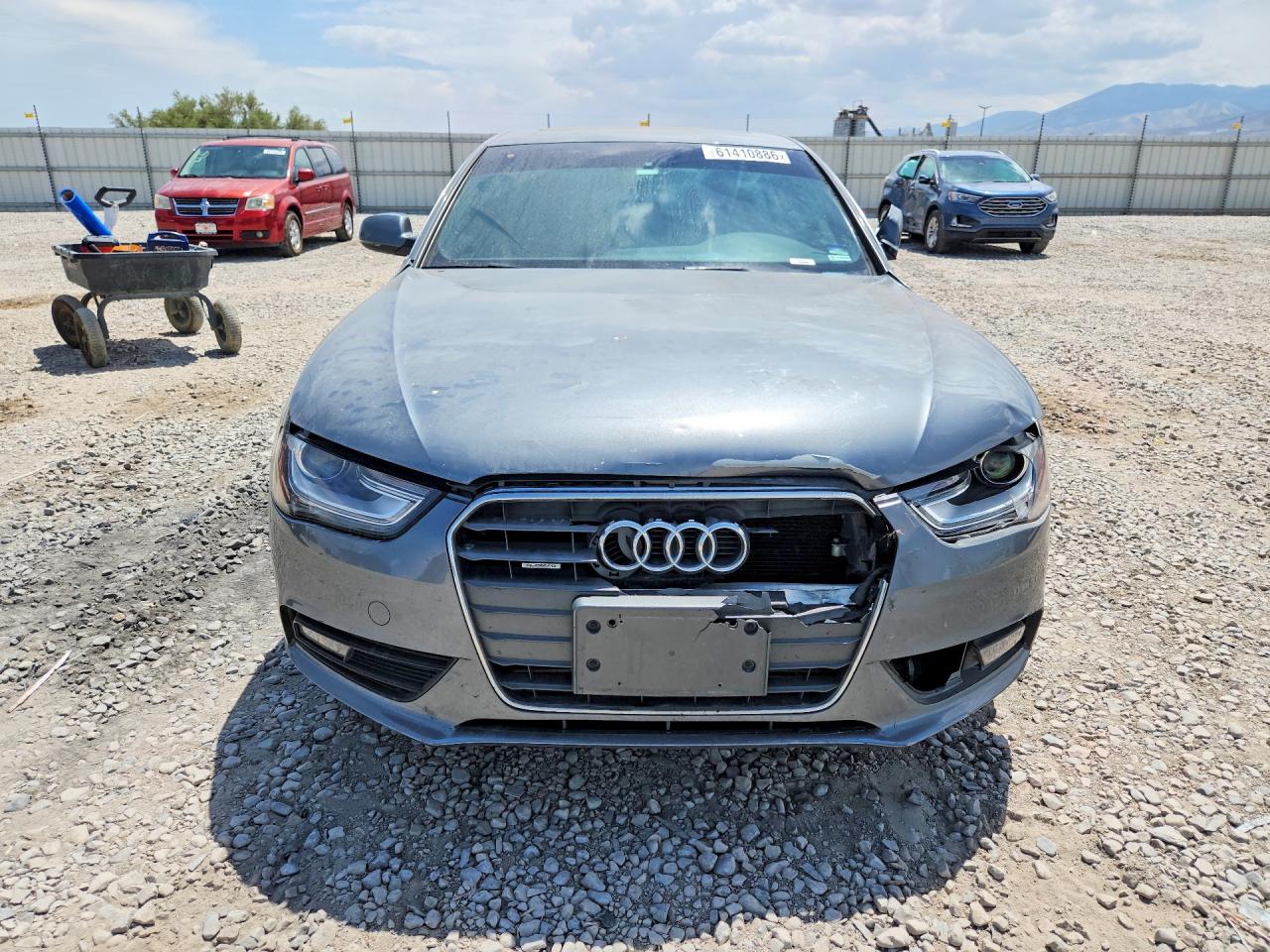 2013 Audi A4 Premium Plus Gray vin: WAUFFAFLXDN041905