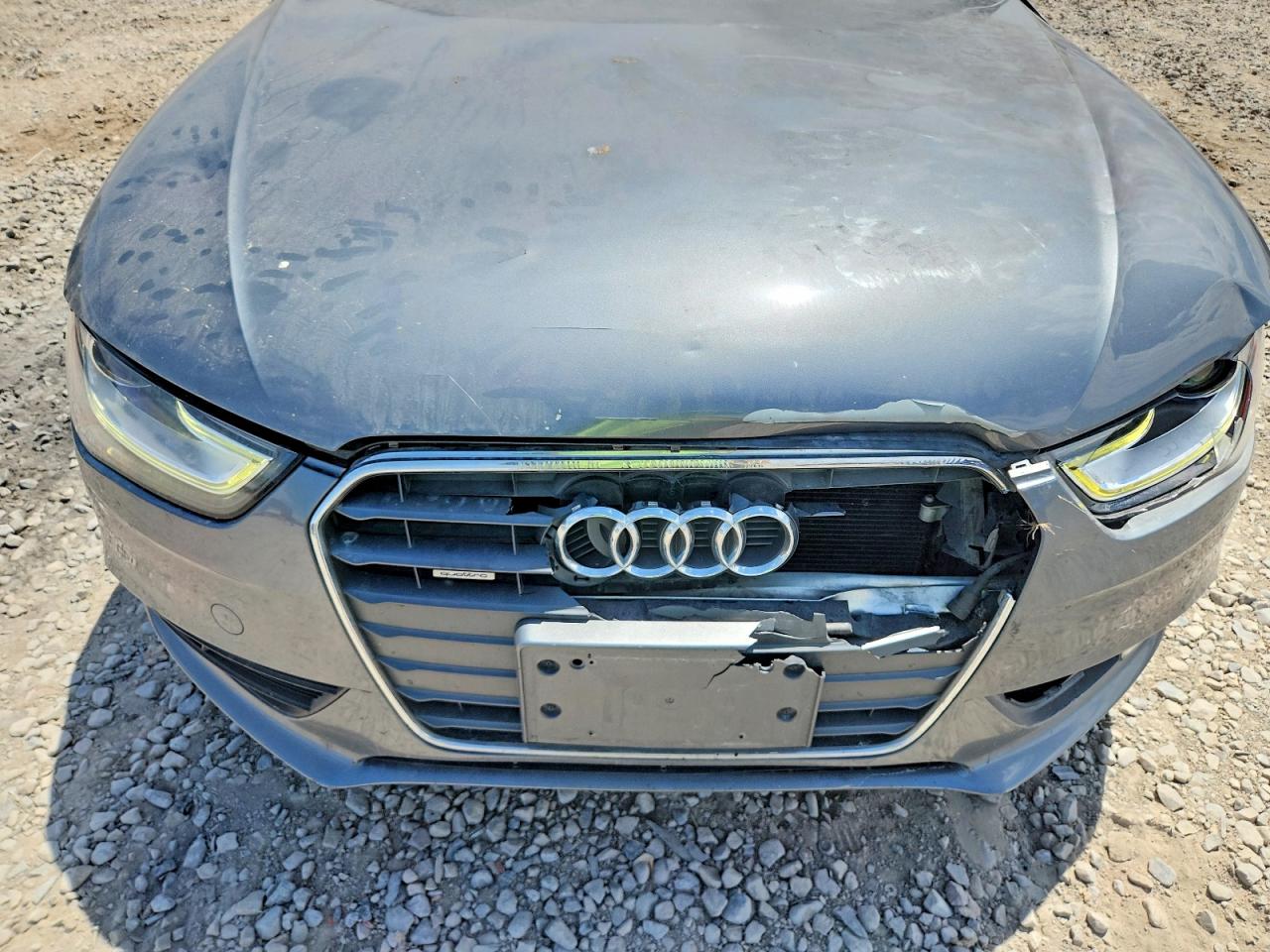 2013 Audi A4 Premium Plus Gray vin: WAUFFAFLXDN041905