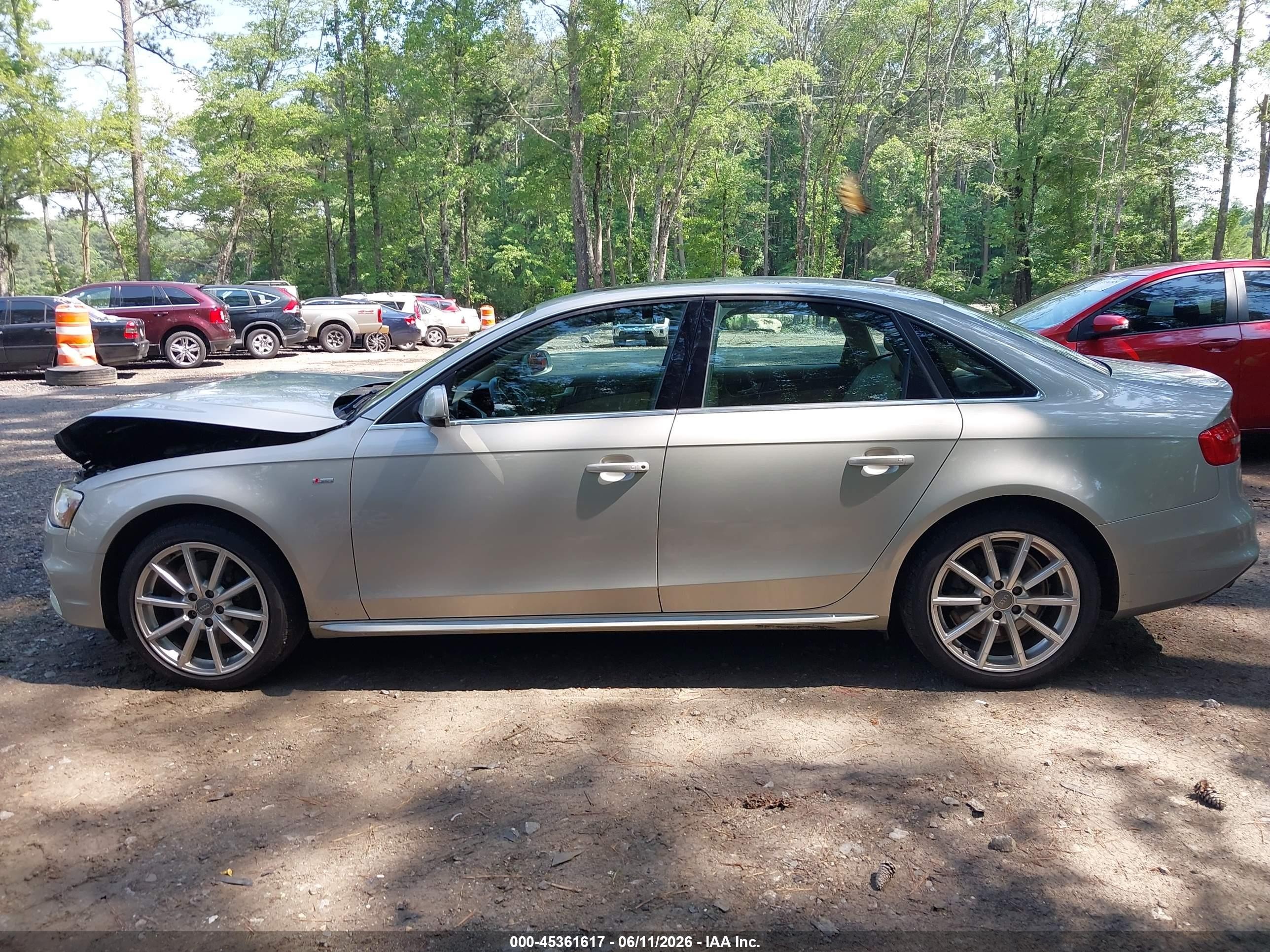 2014 Audi A4 2.0t Premium Silver vin: WAUFFAFLXEA081071