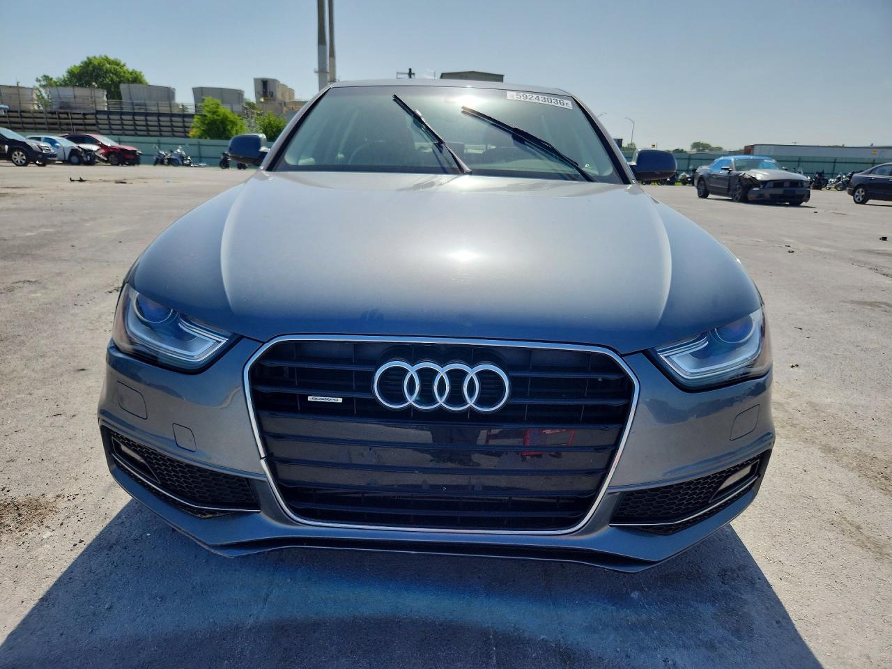 2014 Audi A4 Premium Plus Gray vin: WAUFFAFLXEN007089