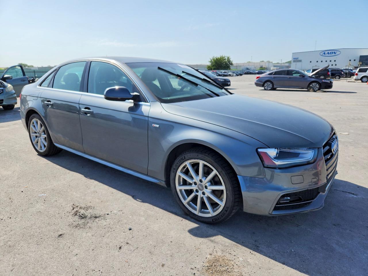 2014 Audi A4 Premium Plus Gray vin: WAUFFAFLXEN007089