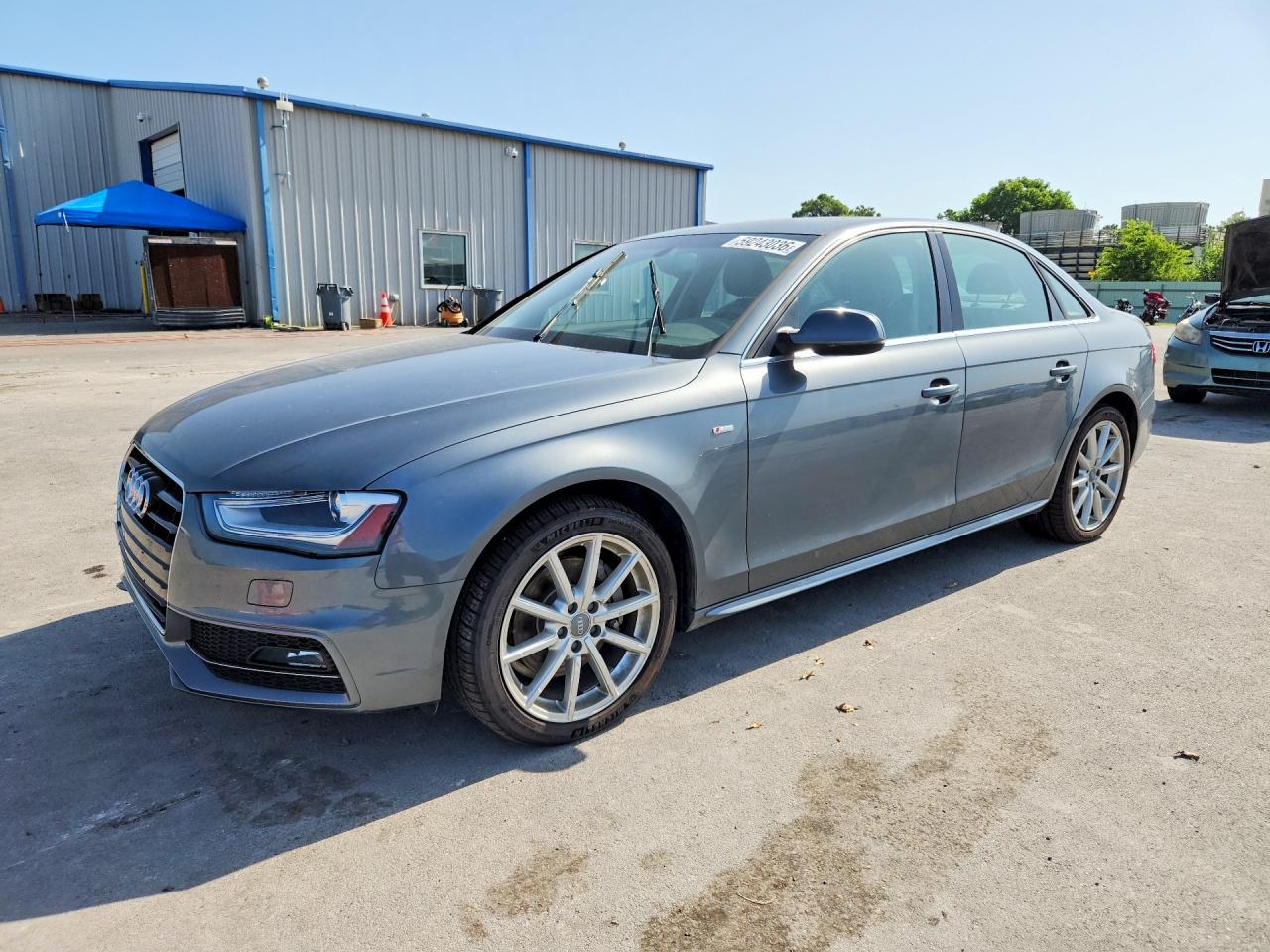 2014 Audi A4 Premium Plus Gray vin: WAUFFAFLXEN007089