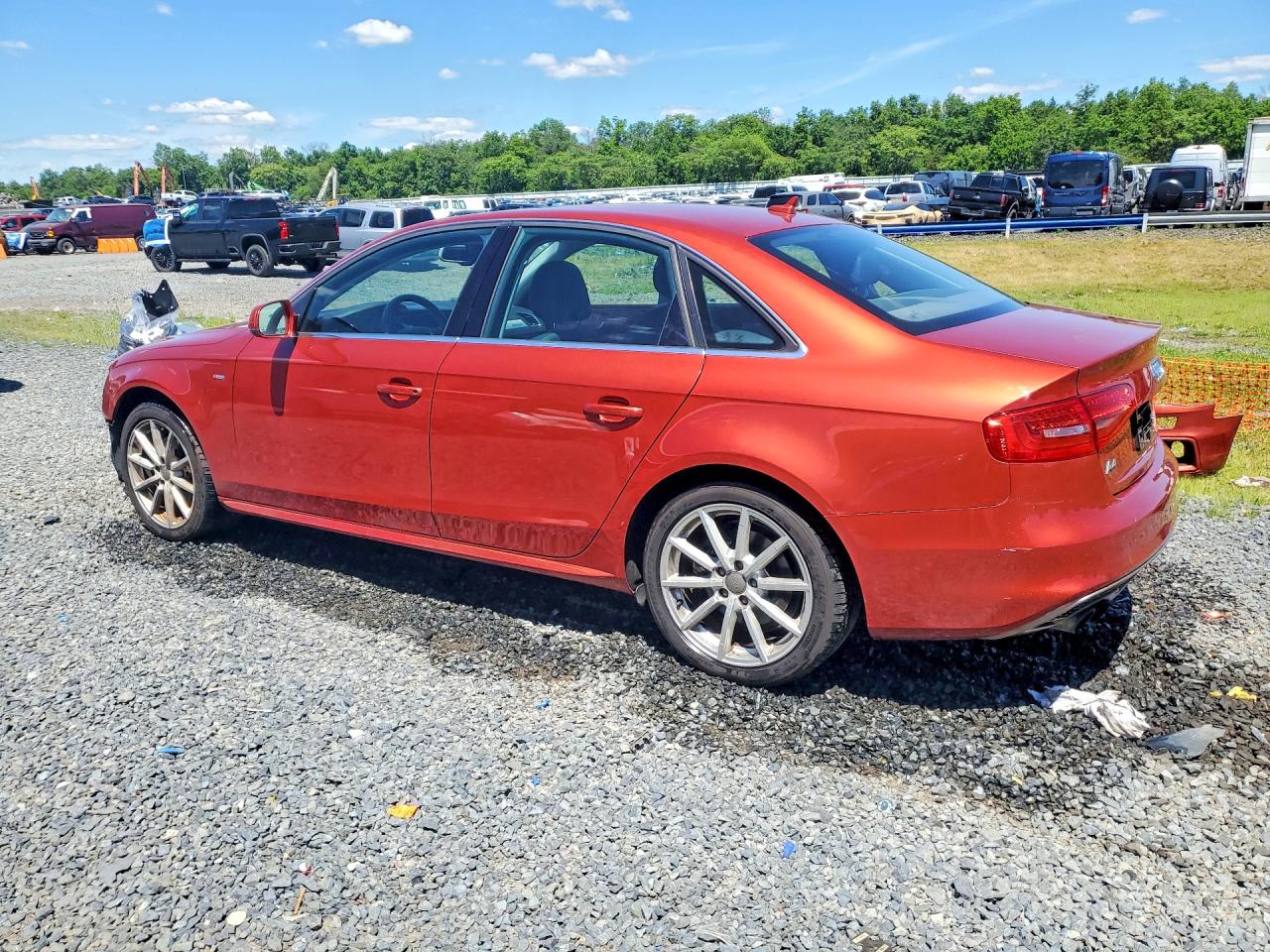 2014 Audi A4 Premium Plus Бордовый vin: WAUFFAFLXEN008274