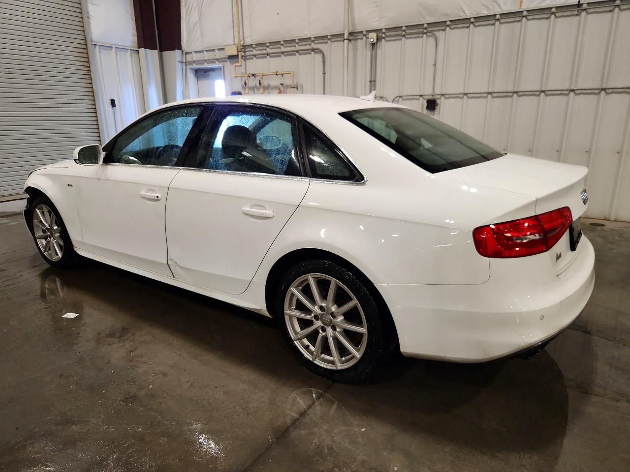 2014 Audi A4 Premium Plus White vin: WAUFFAFLXEN029528