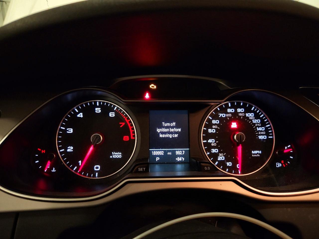 2014 Audi A4 Premium Plus White vin: WAUFFAFLXEN029528