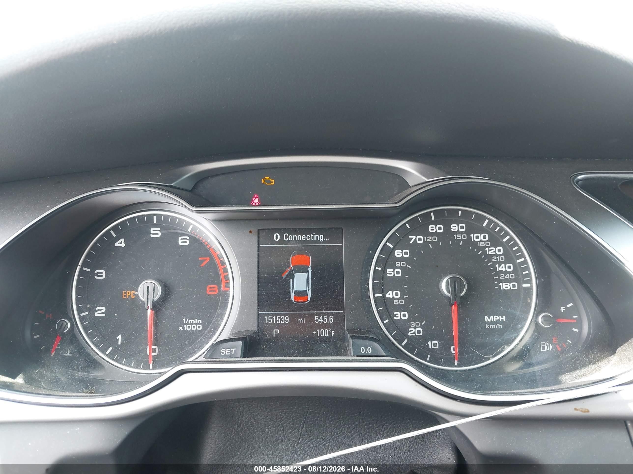 2015 Audi A4 2.0t Premium White vin: WAUFFAFLXFN009149