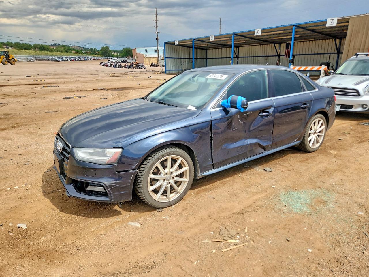 2015 Audi A4 Premium Plus Blue vin: WAUFFAFLXFN018868