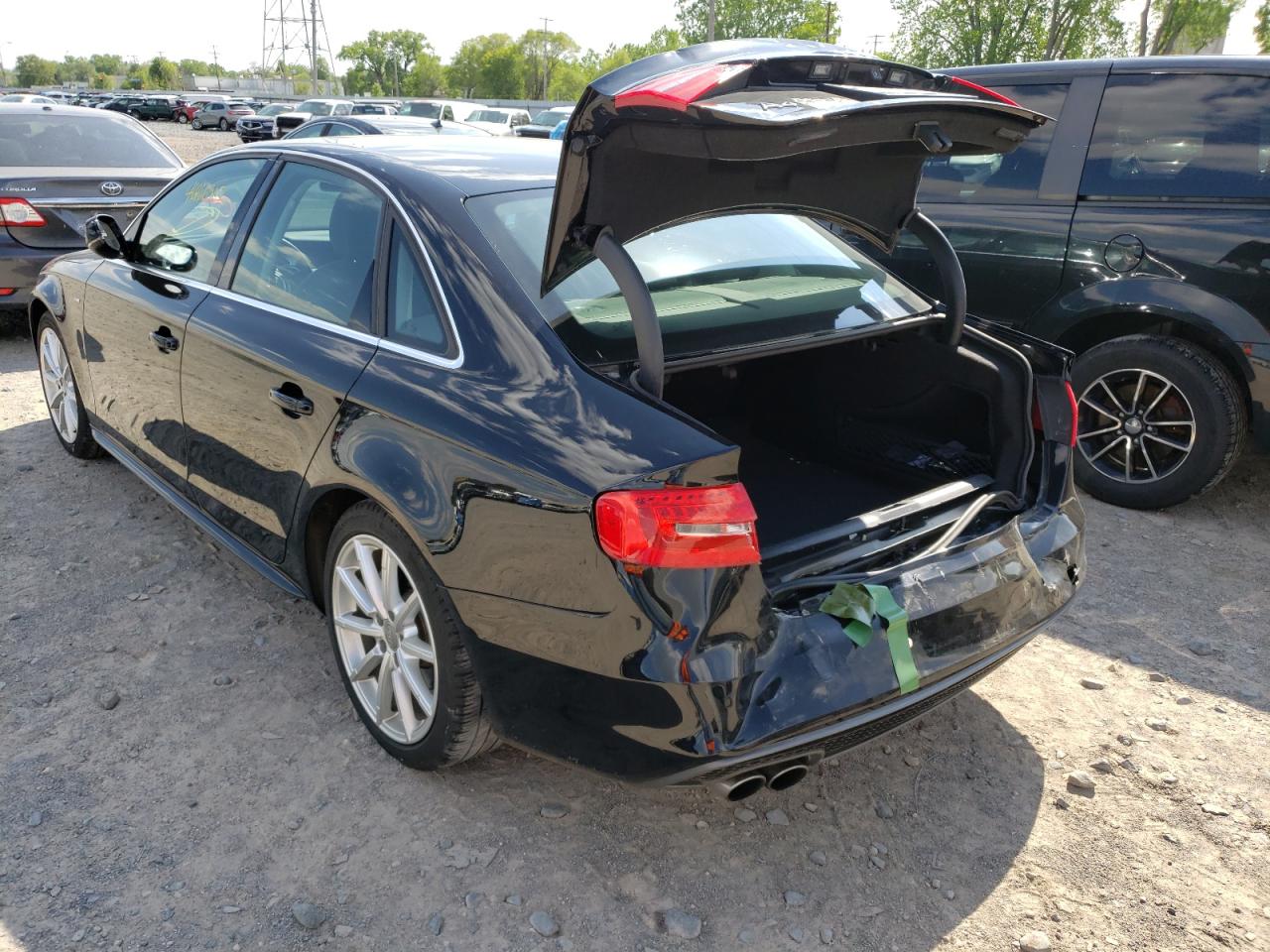 2015 Audi A4 Premium Plus Black vin: WAUFFAFLXFN027277