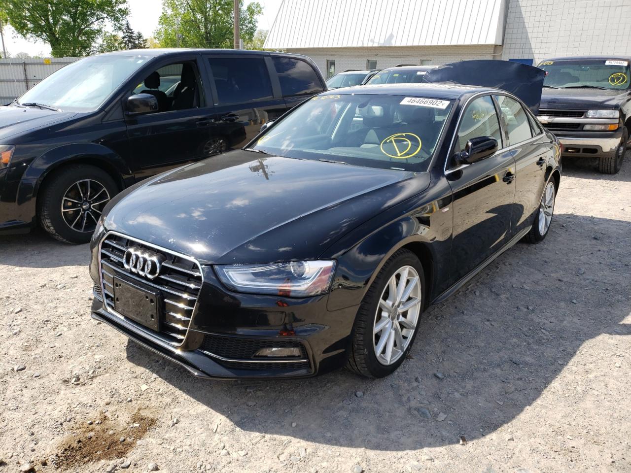 2015 Audi A4 Premium Plus Black vin: WAUFFAFLXFN027277