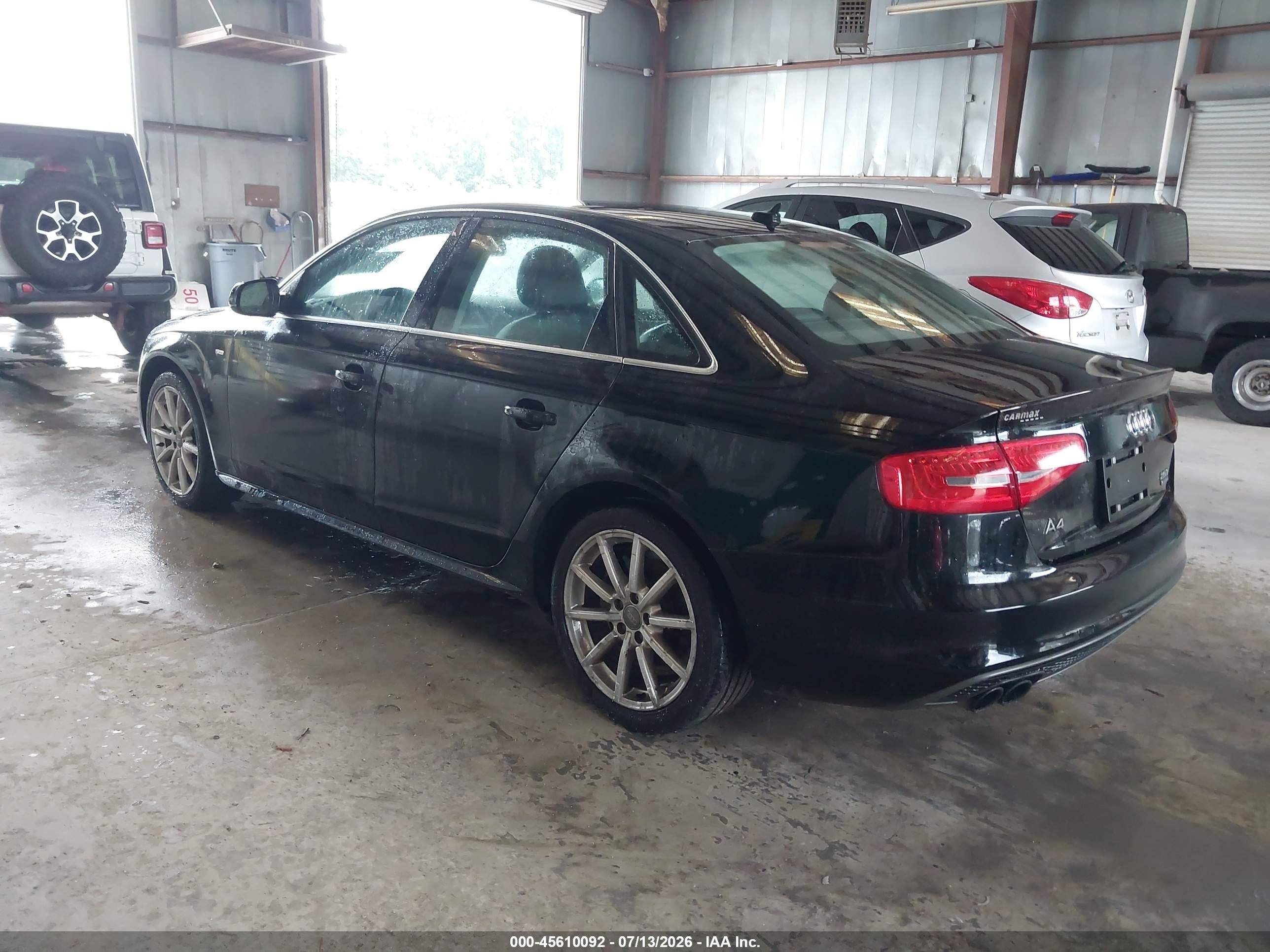 2015 Audi A4 2.0t Premium Black vin: WAUFFAFLXFN036738