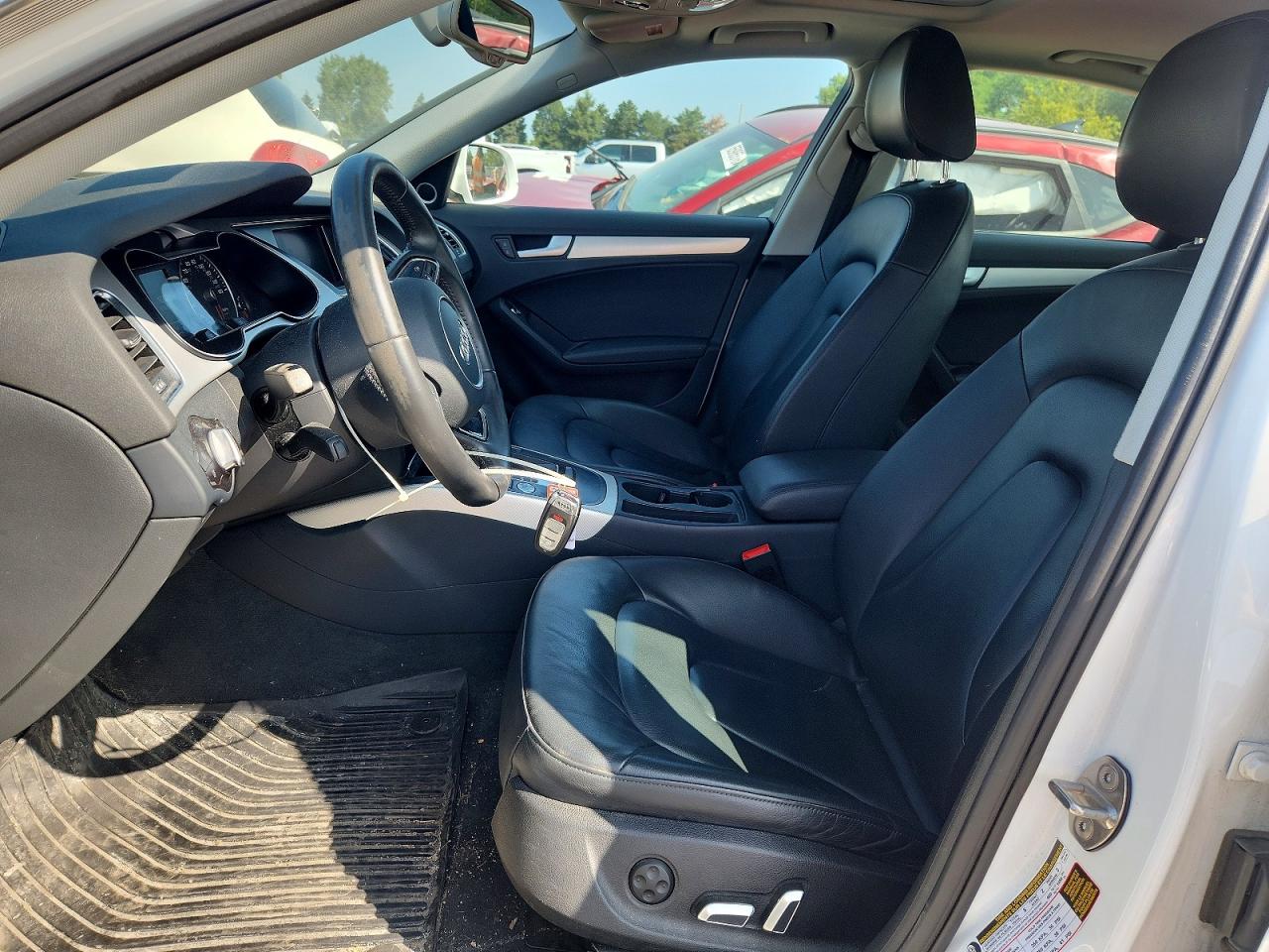 2015 Audi A4 Premium Plus White vin: WAUFFAFLXFN039574