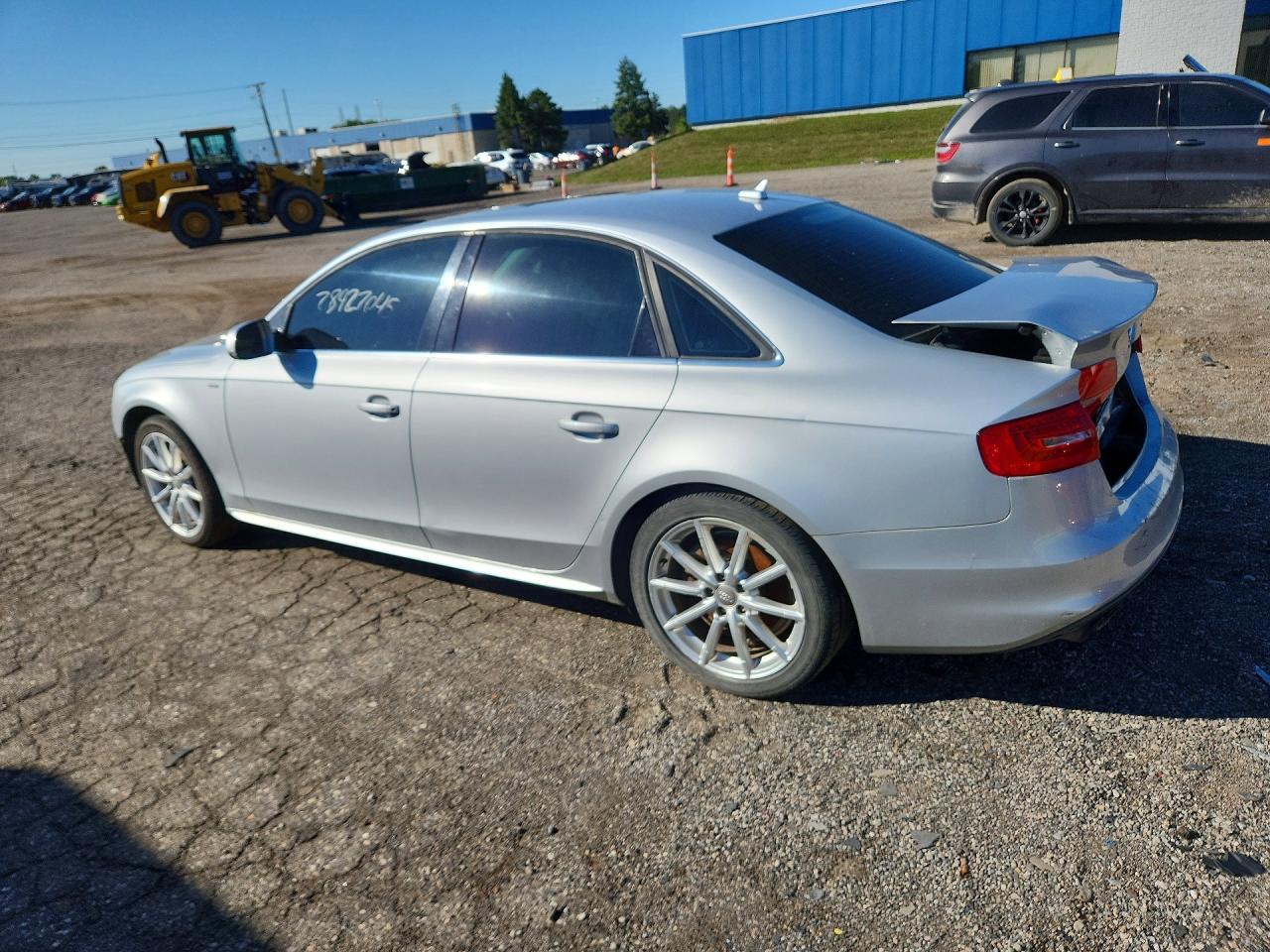 2014 Audi A4 Premium Plus Серебряный vin: WAUFFBFL3EN004301