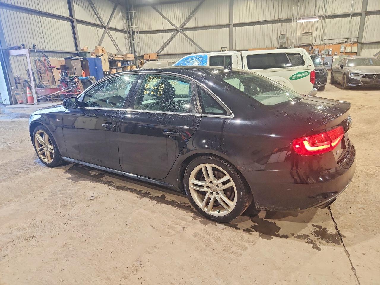 2013 Audi A4 Premium Plus Black vin: WAUFFCFL4DN035920