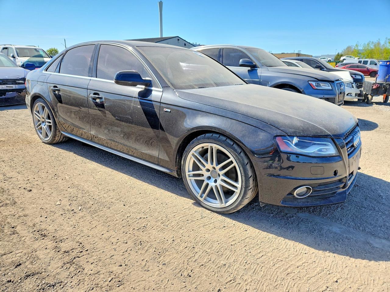 2012 Audi A4 Premium Black vin: WAUFFCFL5CA113787