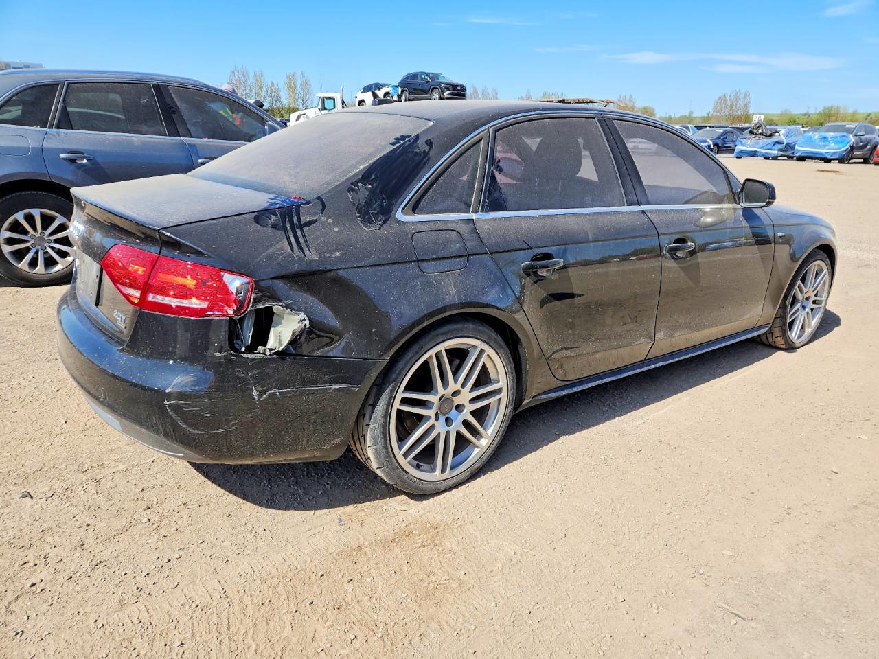 2012 Audi A4 Premium Black vin: WAUFFCFL5CA113787