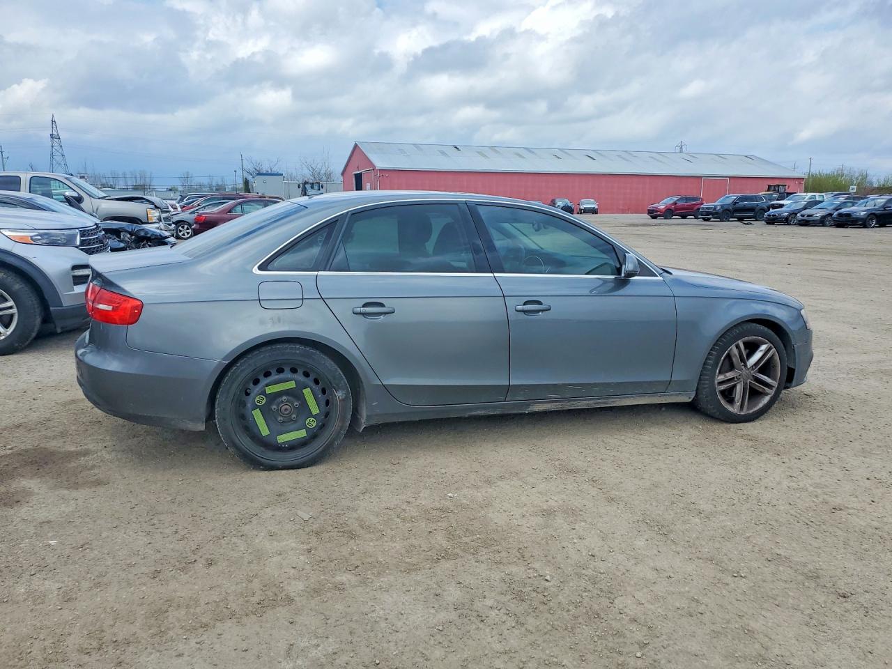 2013 Audi A4 Premium Plus Gray vin: WAUFFCFL5DN044240