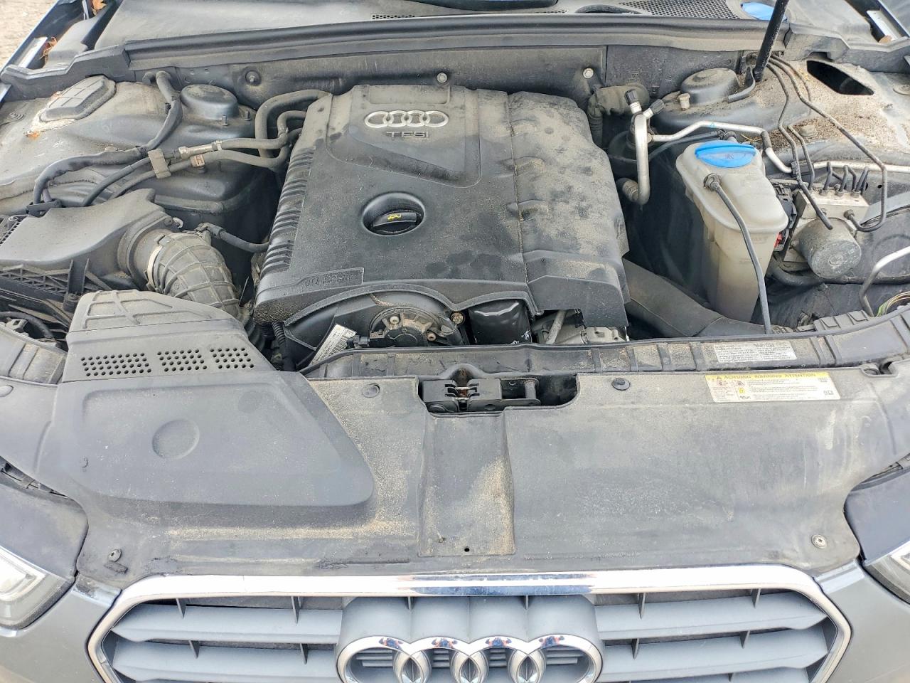 2013 Audi A4 Premium Plus Gray vin: WAUFFCFL5DN044240