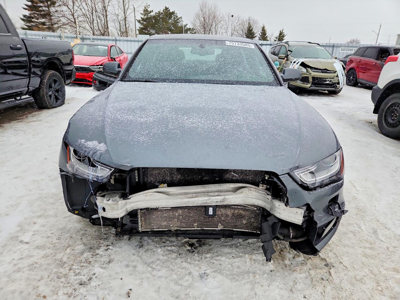 2015 Audi A4 Premium Plus Gray vin: WAUFFCFLXFN034886