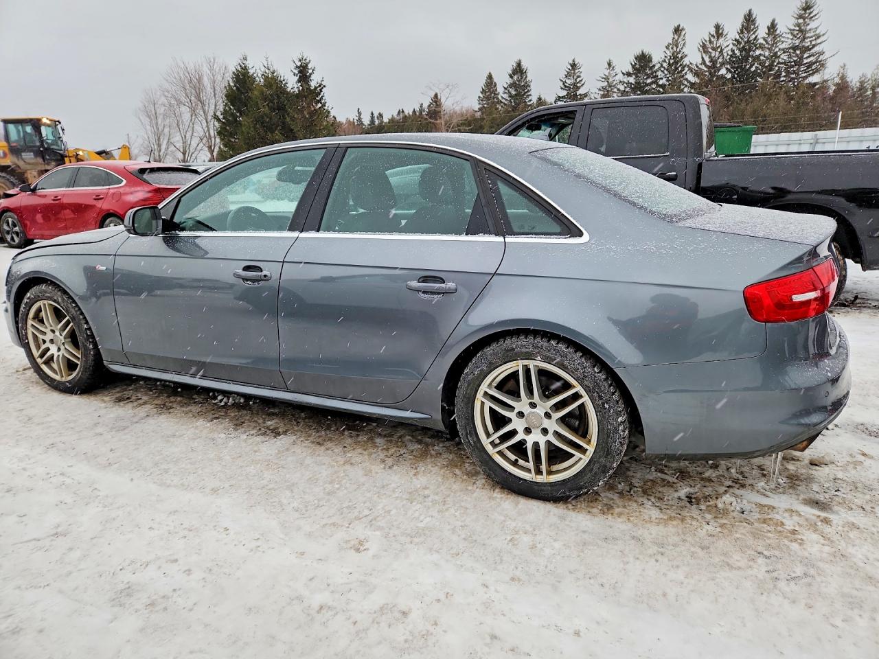 2015 Audi A4 Premium Plus Gray vin: WAUFFCFLXFN034886