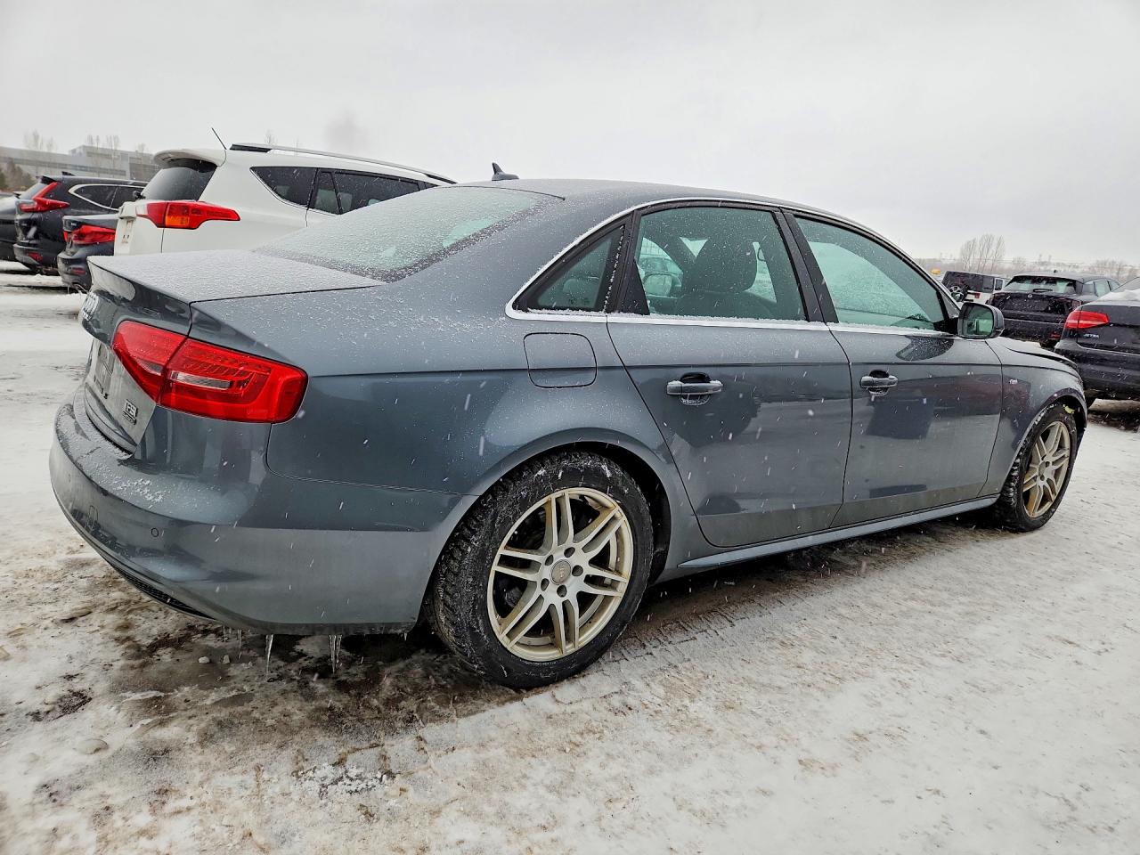 2015 Audi A4 Premium Plus Gray vin: WAUFFCFLXFN034886