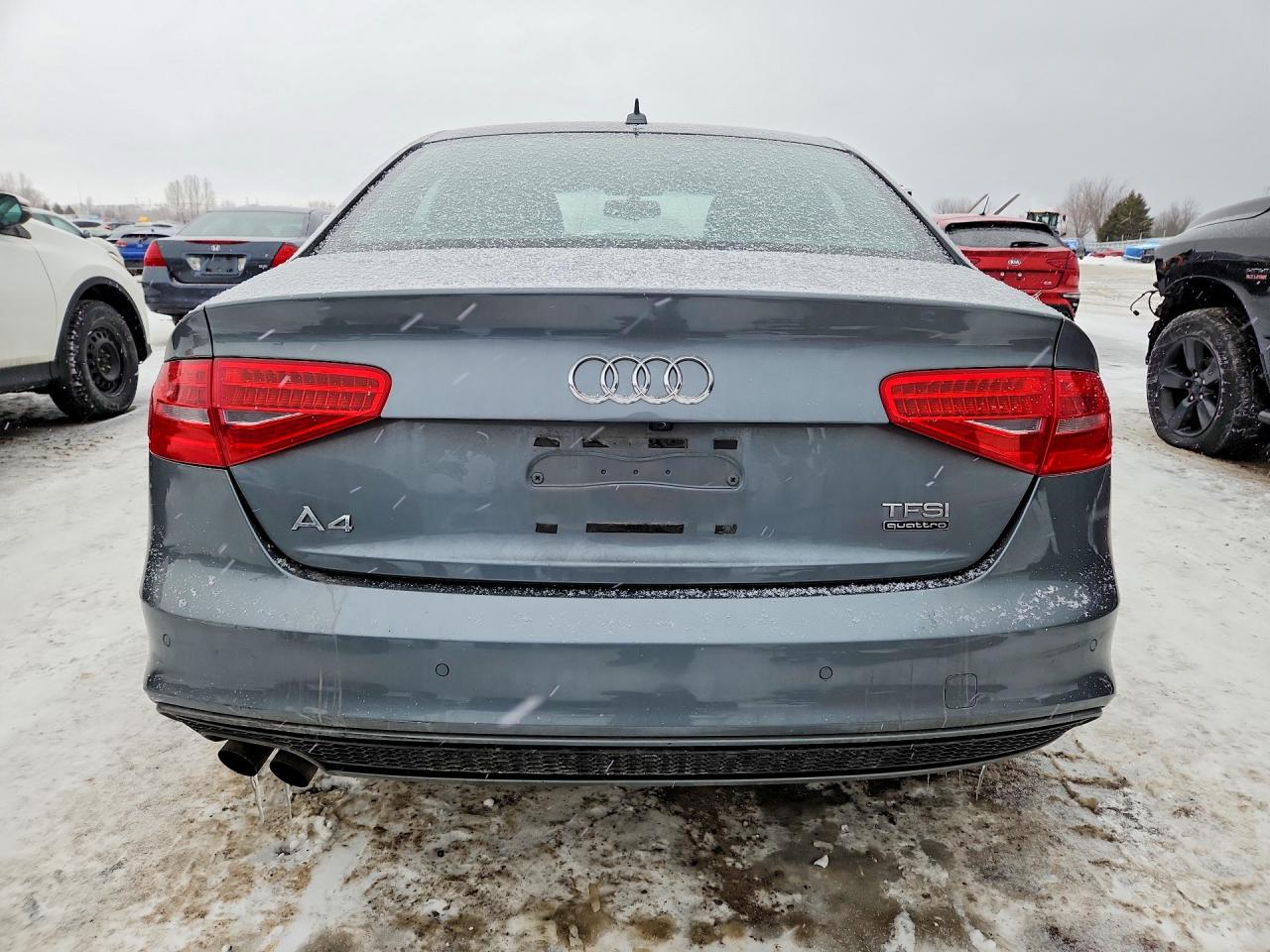2015 Audi A4 Premium Plus Gray vin: WAUFFCFLXFN034886
