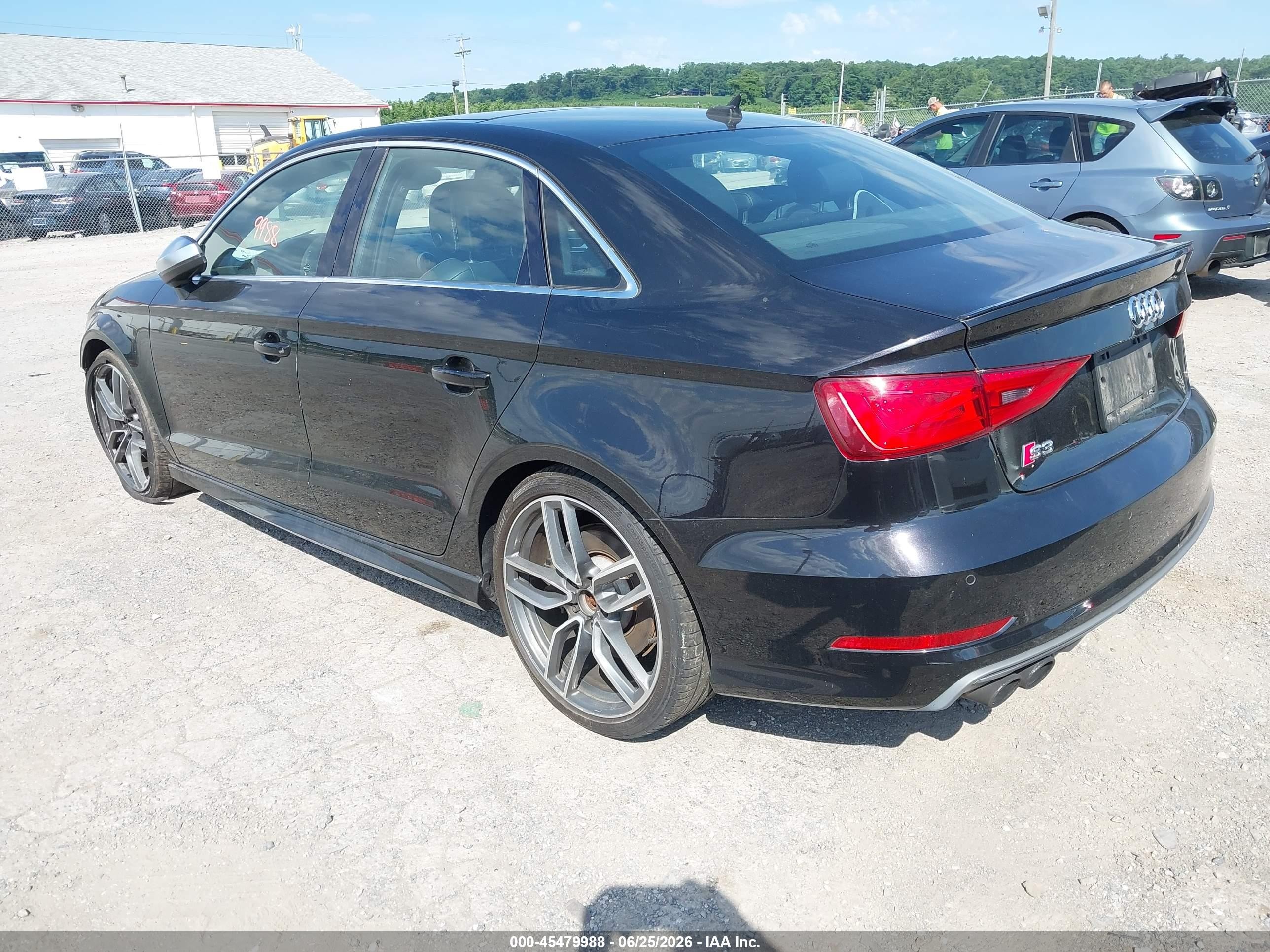 2015 Audi S3 2.0t Premium Plus Black vin: WAUFFGFF0F1119311