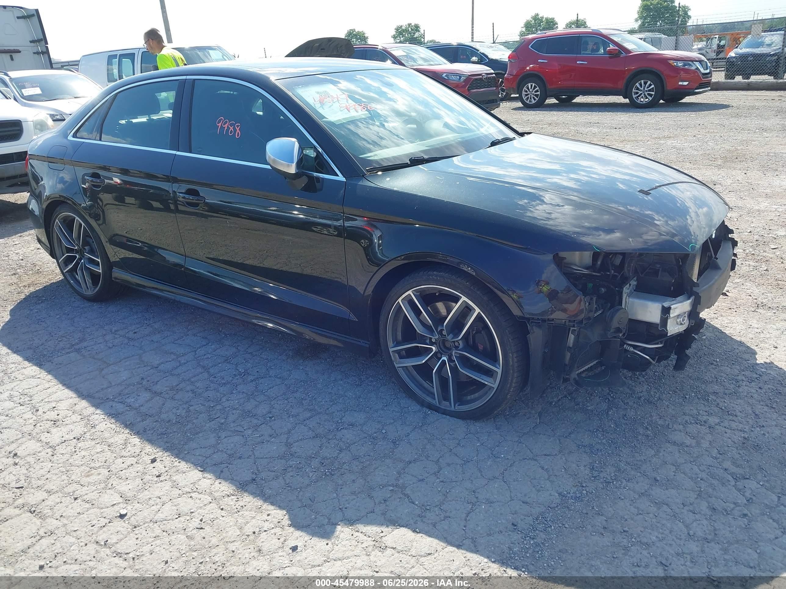 2015 Audi S3 2.0t Premium Plus Black vin: WAUFFGFF0F1119311