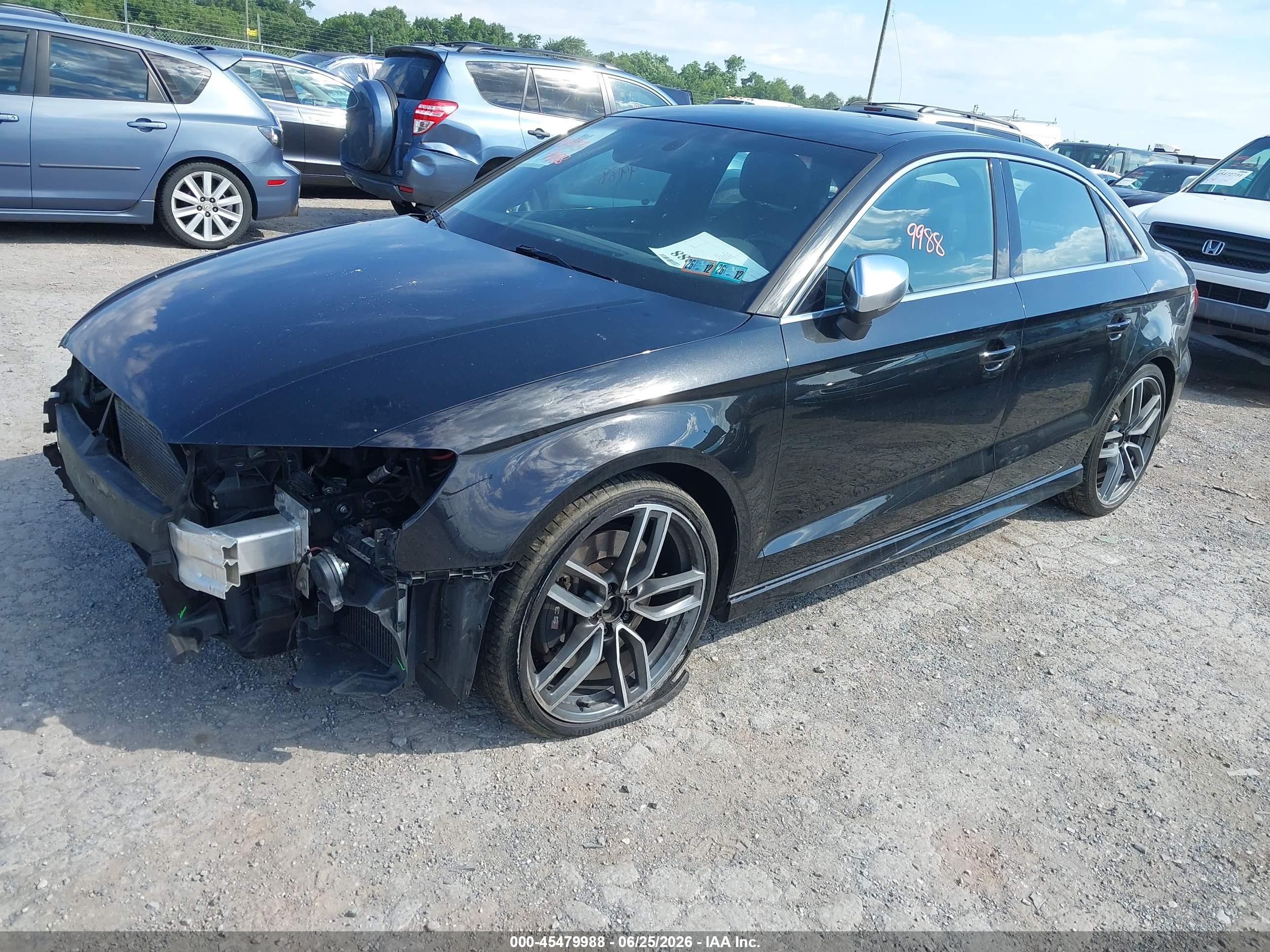 2015 Audi S3 2.0t Premium Plus Black vin: WAUFFGFF0F1119311