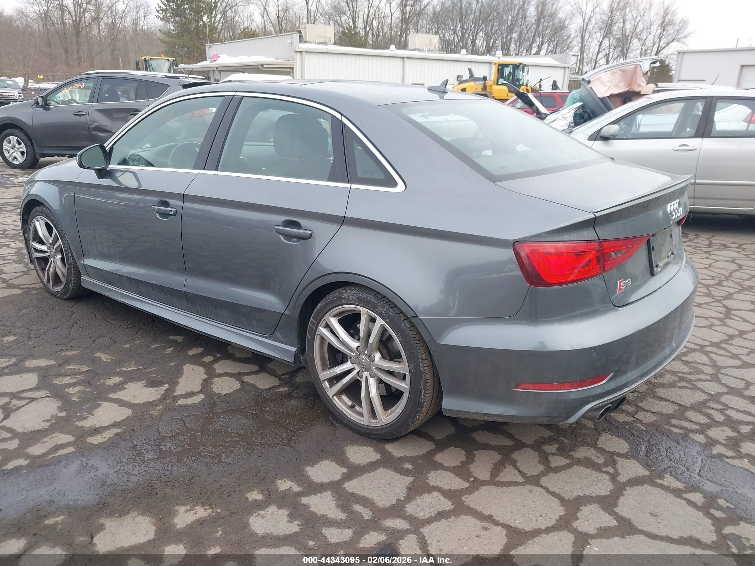 2015 Audi S3 2.0t Premium Plus Gray vin: WAUFFGFF1F1119396