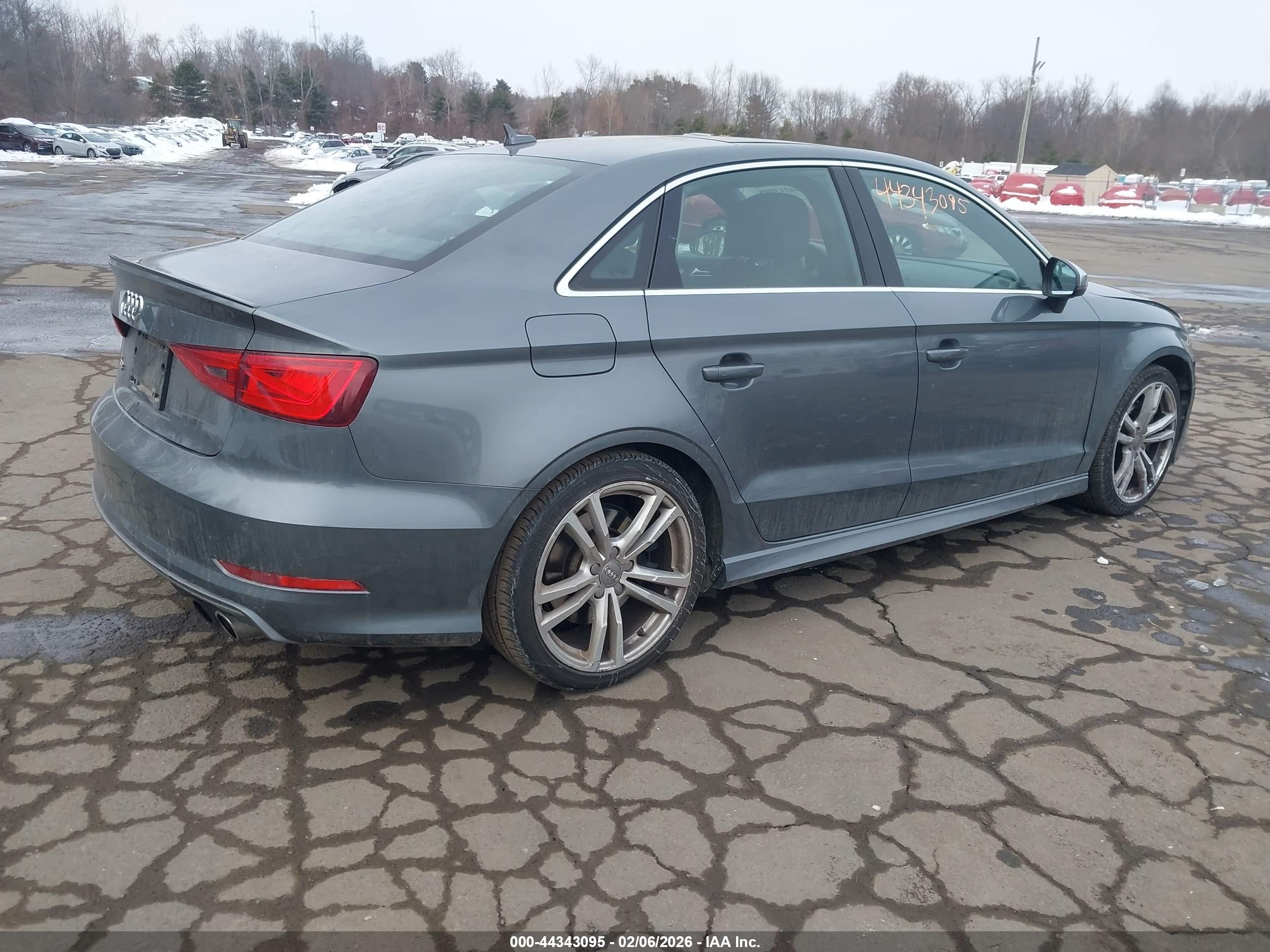 2015 Audi S3 2.0t Premium Plus Gray vin: WAUFFGFF1F1119396