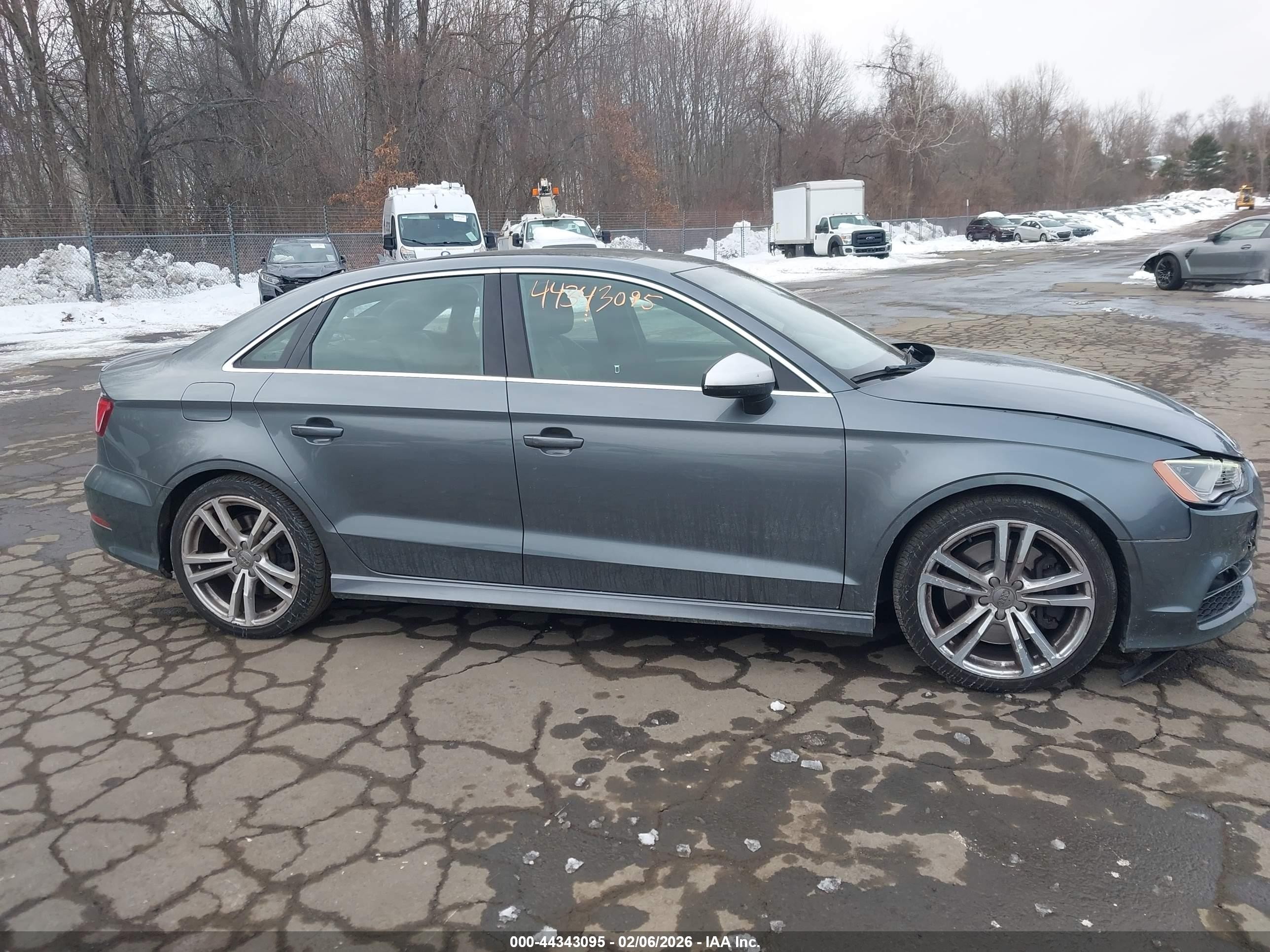 2015 Audi S3 2.0t Premium Plus Gray vin: WAUFFGFF1F1119396
