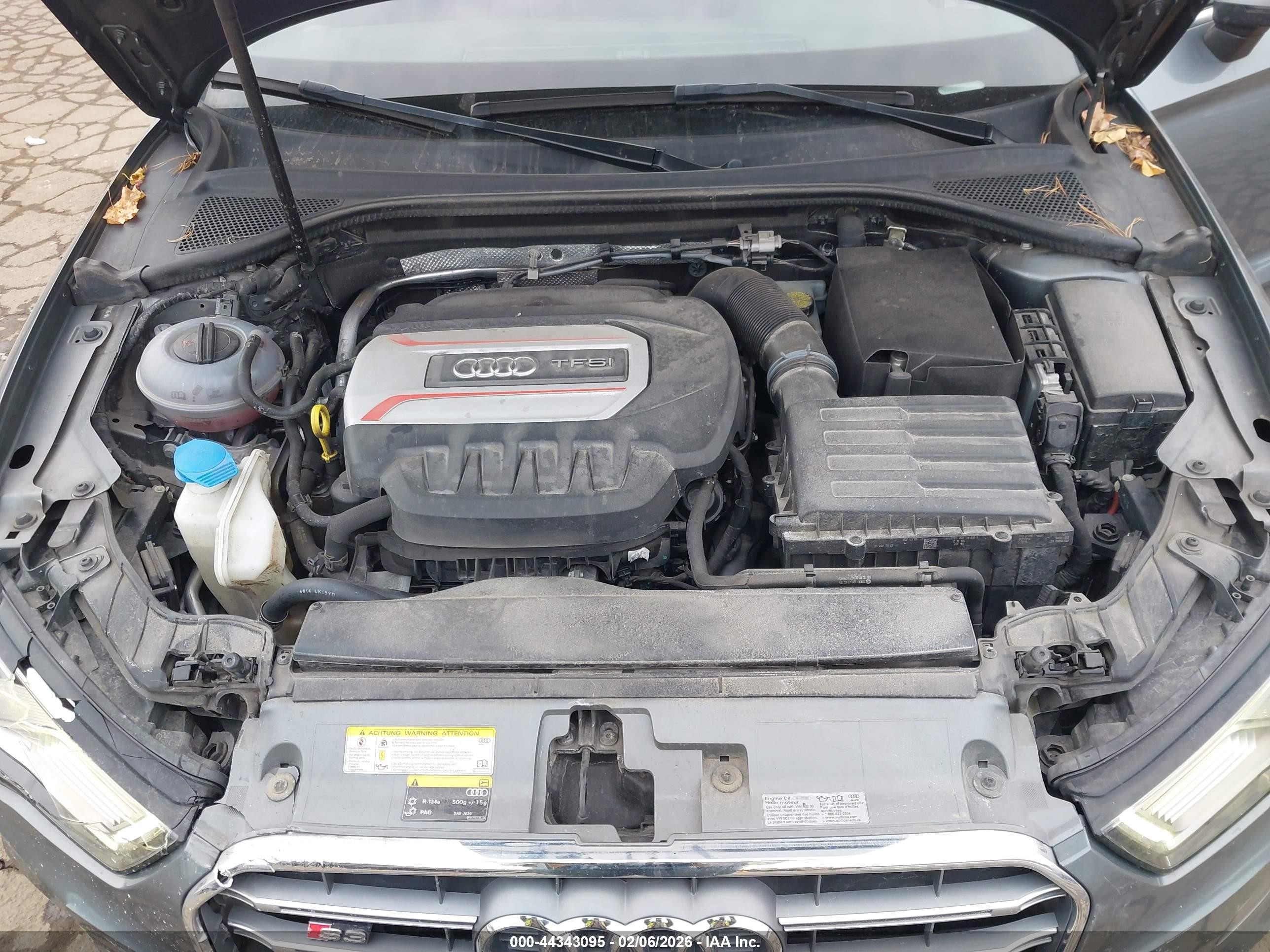 2015 Audi S3 2.0t Premium Plus Gray vin: WAUFFGFF1F1119396