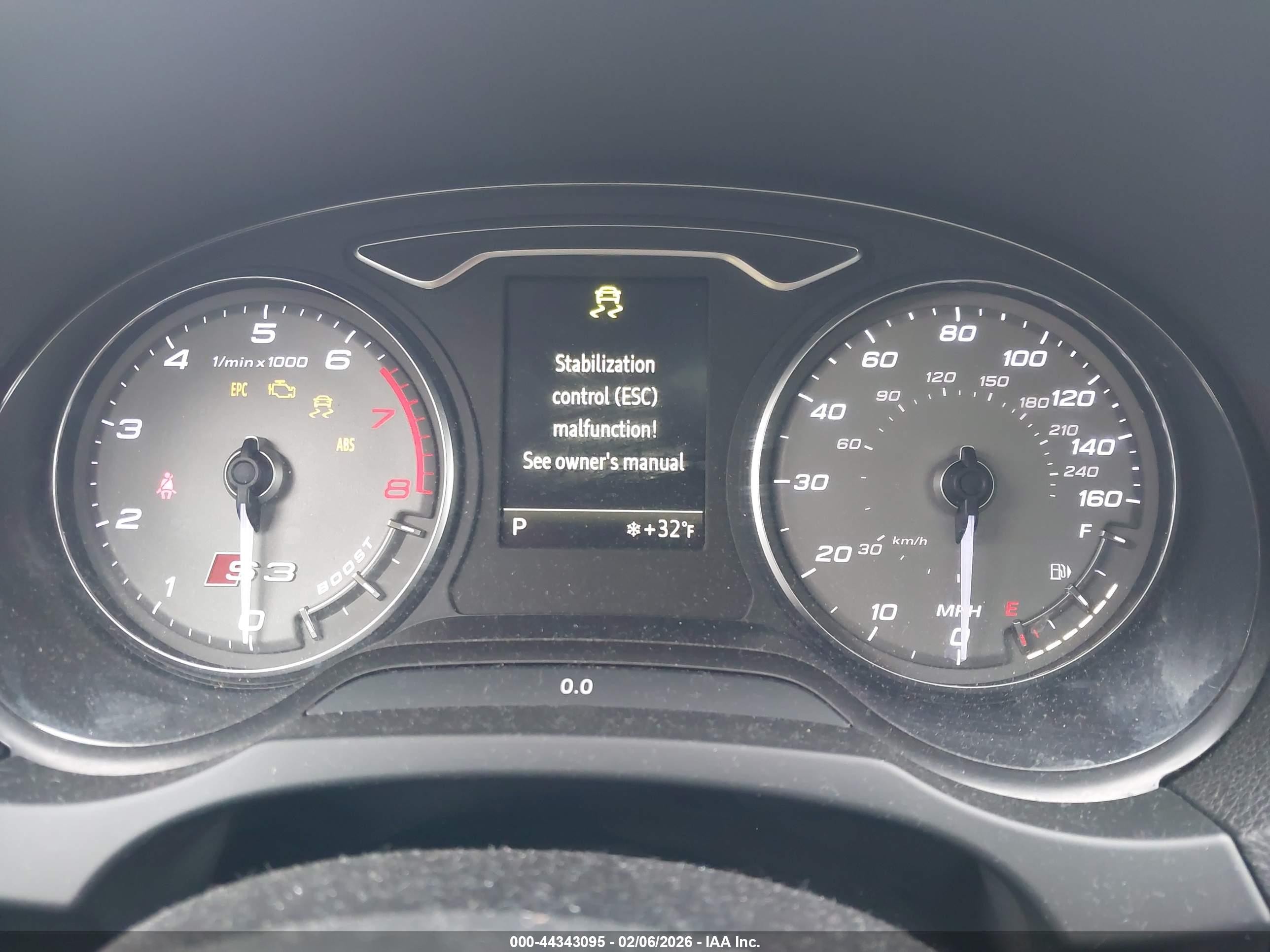 2015 Audi S3 2.0t Premium Plus Gray vin: WAUFFGFF1F1119396