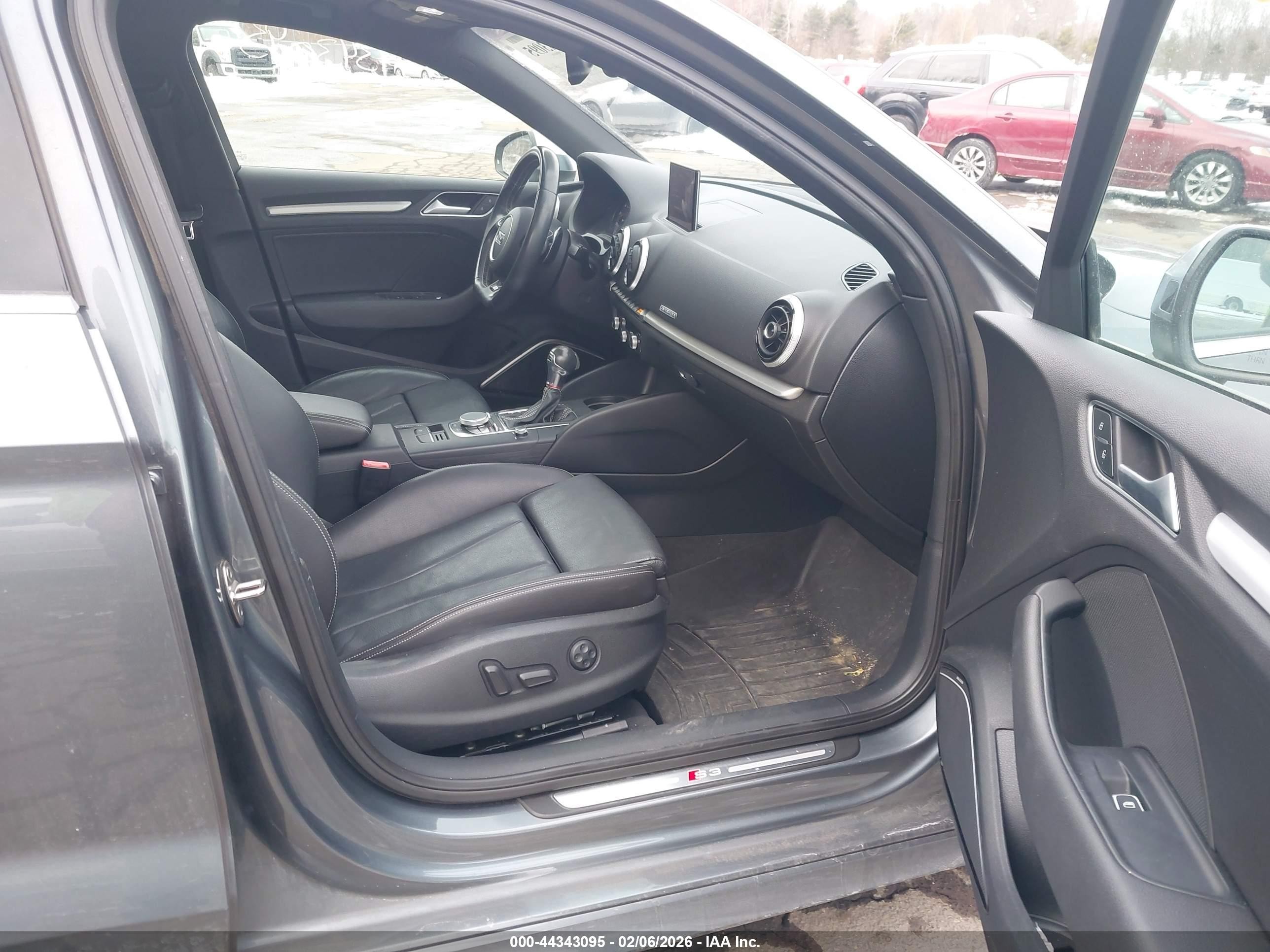 2015 Audi S3 2.0t Premium Plus Gray vin: WAUFFGFF1F1119396