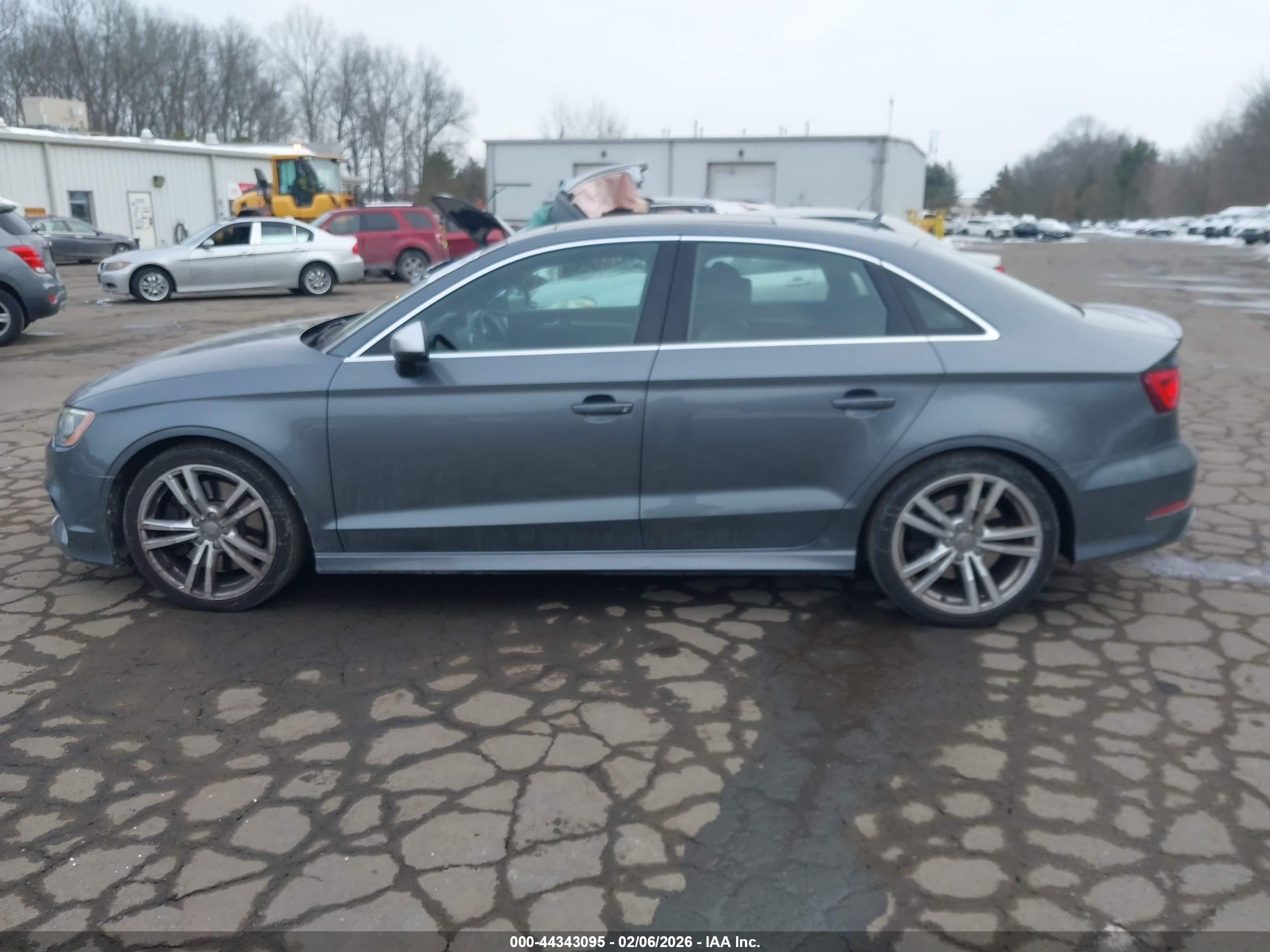 2015 Audi S3 2.0t Premium Plus Gray vin: WAUFFGFF1F1119396