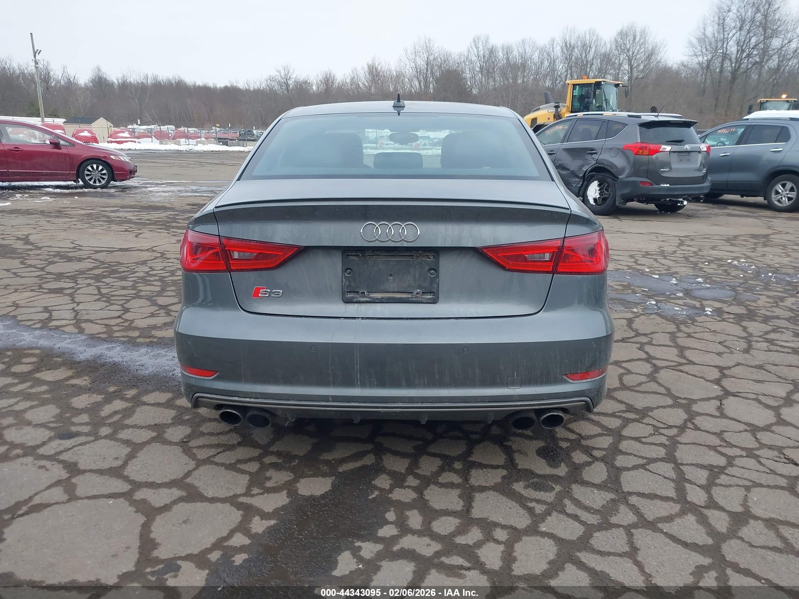 2015 Audi S3 2.0t Premium Plus Gray vin: WAUFFGFF1F1119396