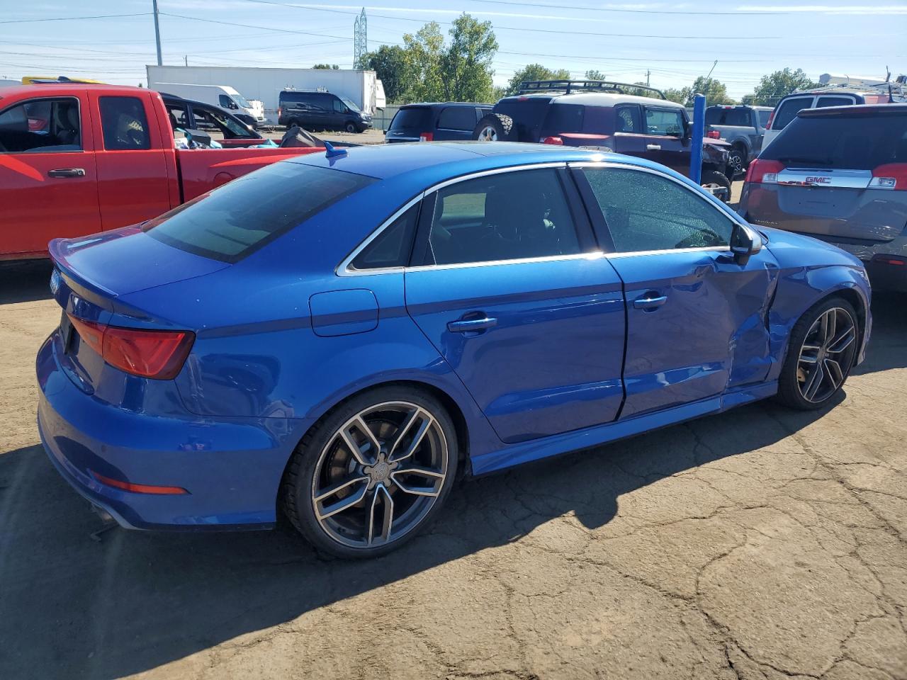 2015 Audi S3 Prestige Blue vin: WAUFFGFF2F1056258