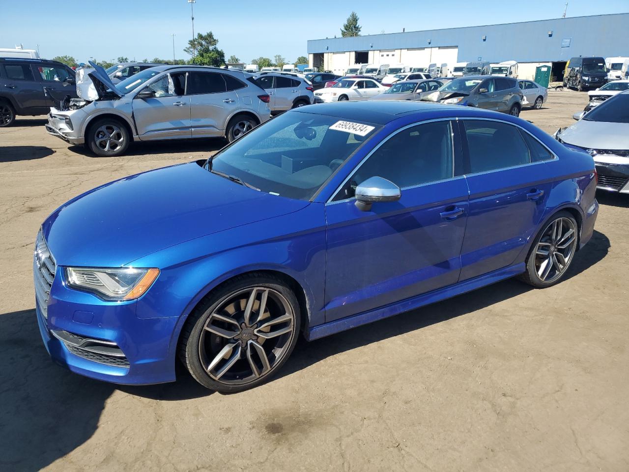 2015 Audi S3 Prestige Blue vin: WAUFFGFF2F1056258