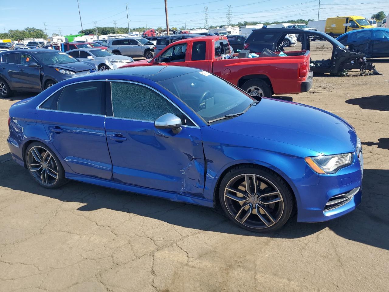 2015 Audi S3 Prestige Blue vin: WAUFFGFF2F1056258