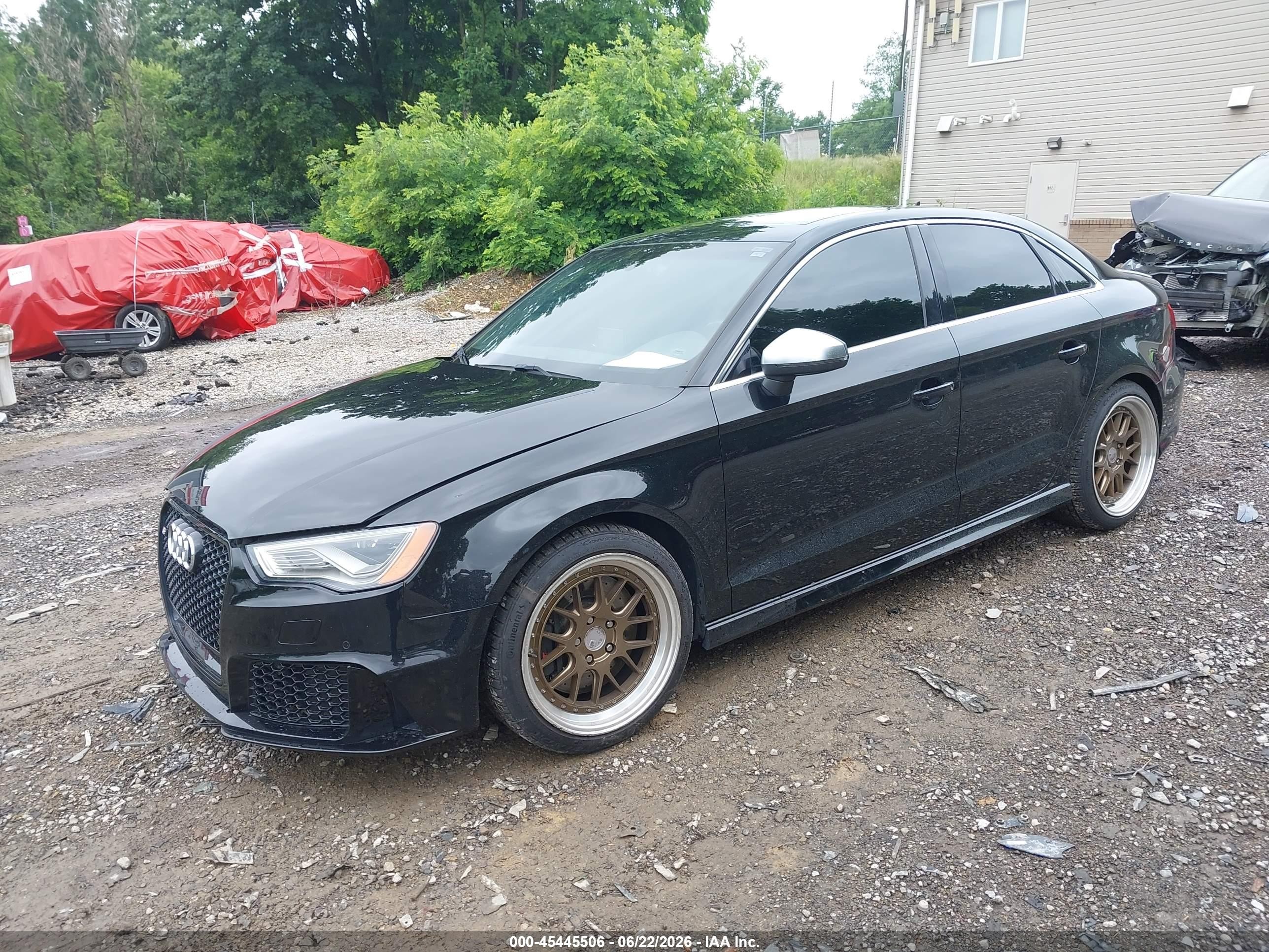 2015 Audi S3 2.0t Premium Plus Black vin: WAUFFGFF2F1082312