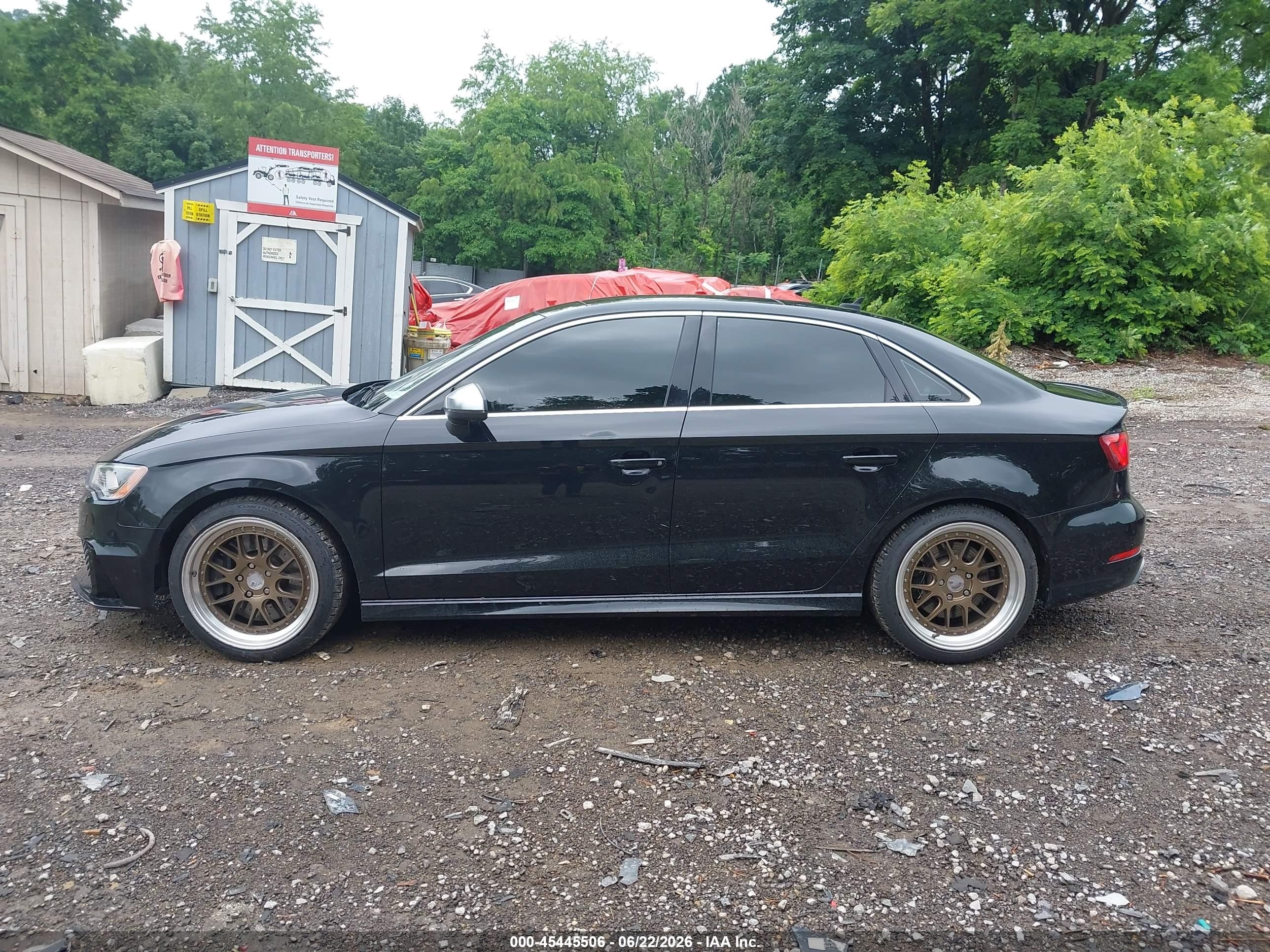 2015 Audi S3 2.0t Premium Plus Black vin: WAUFFGFF2F1082312