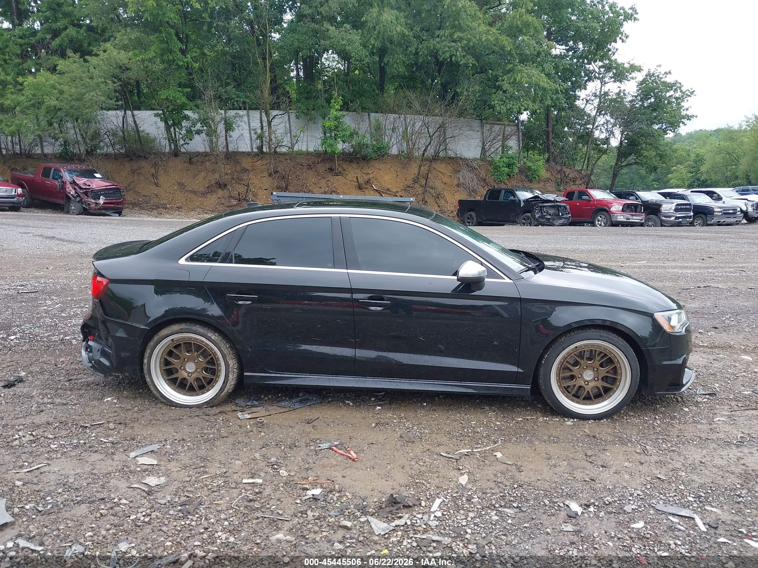 2015 Audi S3 2.0t Premium Plus Black vin: WAUFFGFF2F1082312