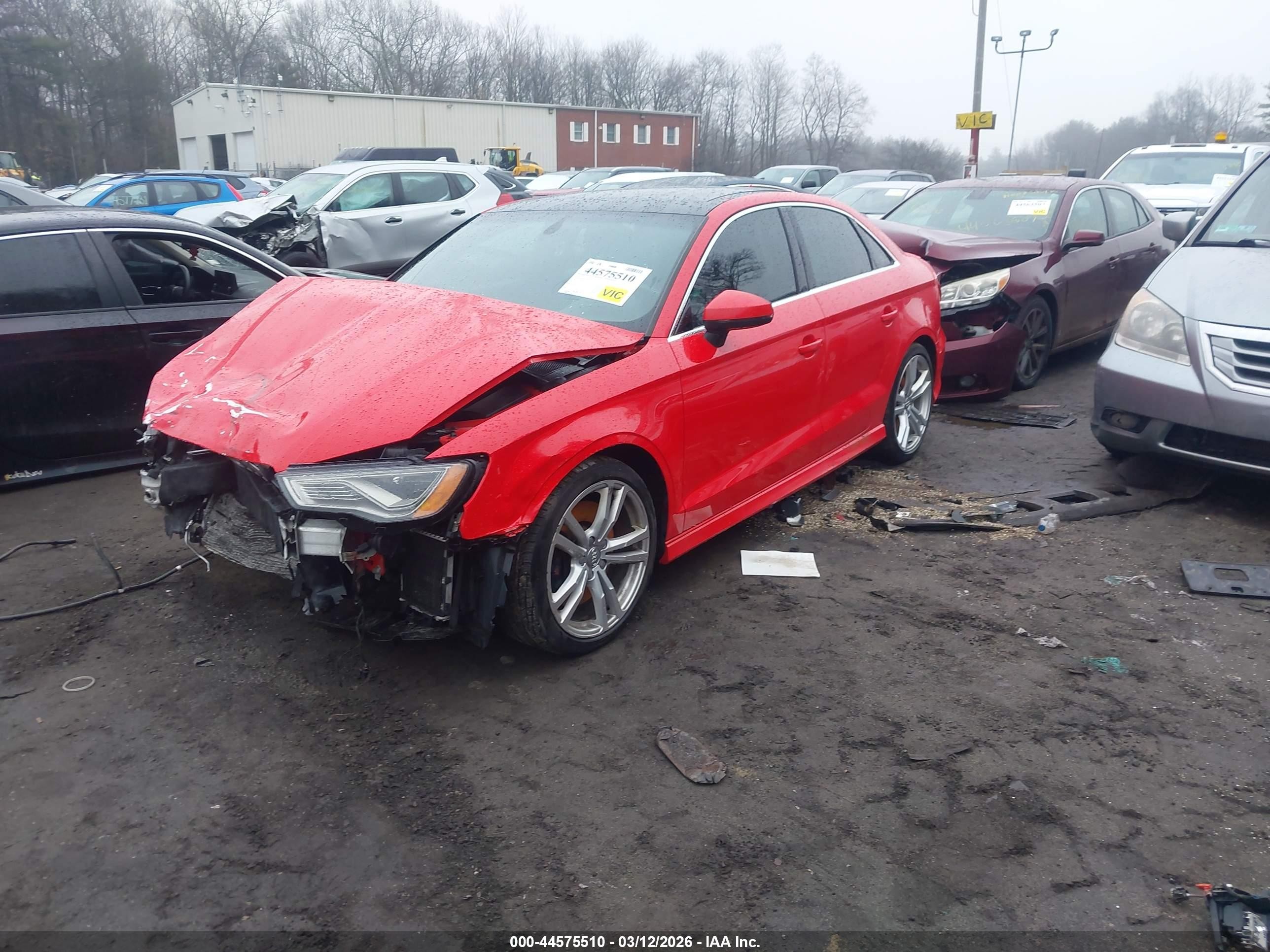 2015 Audi S3 2.0t Premium Plus Red vin: WAUFFGFF7F1127373