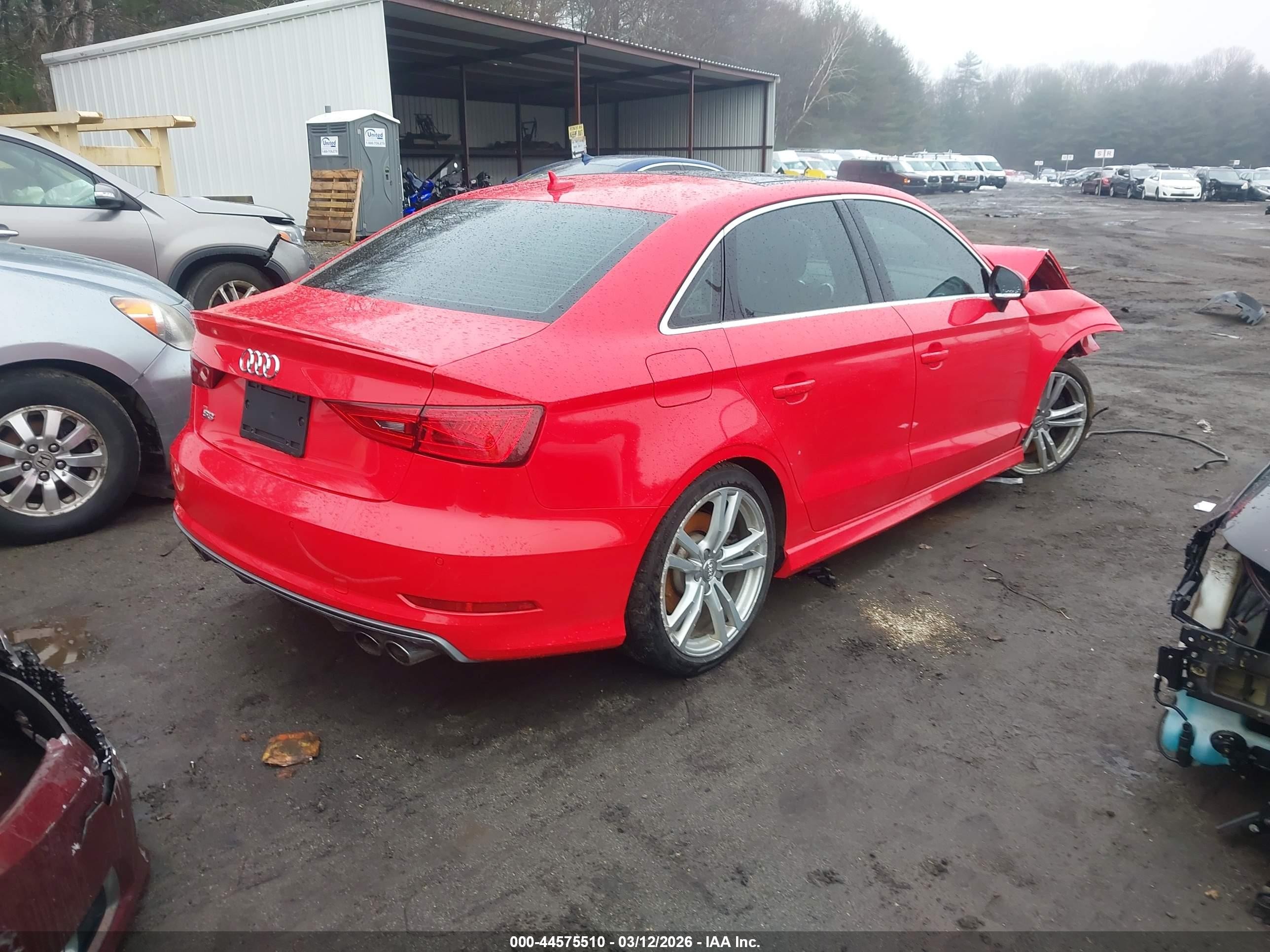 2015 Audi S3 2.0t Premium Plus Red vin: WAUFFGFF7F1127373