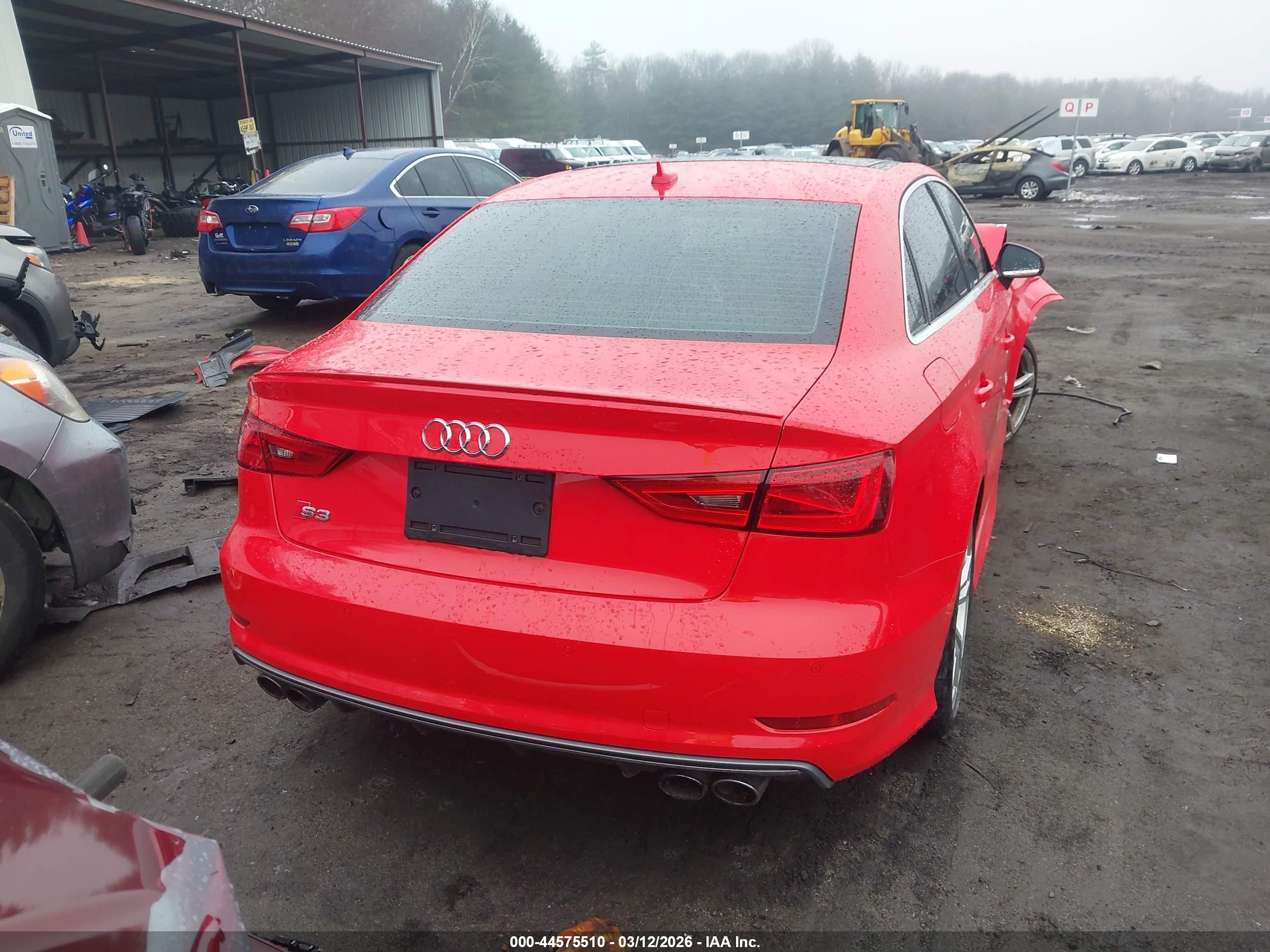2015 Audi S3 2.0t Premium Plus Red vin: WAUFFGFF7F1127373