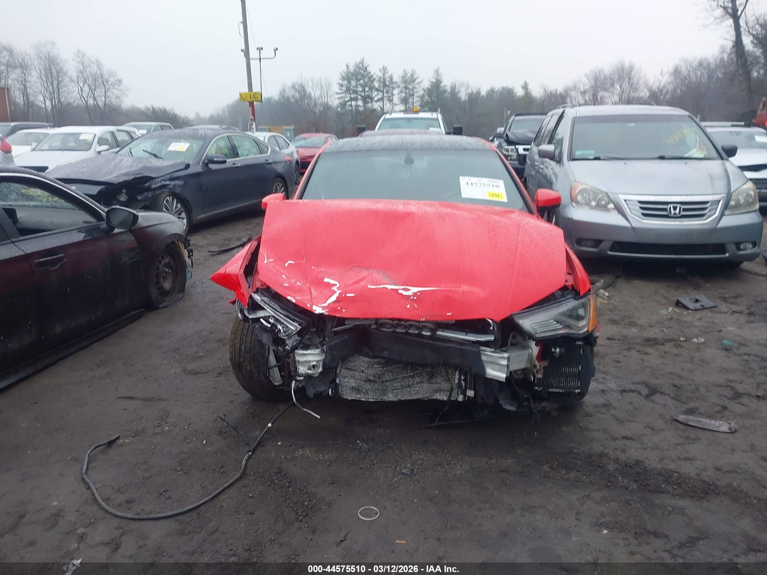 2015 Audi S3 2.0t Premium Plus Red vin: WAUFFGFF7F1127373