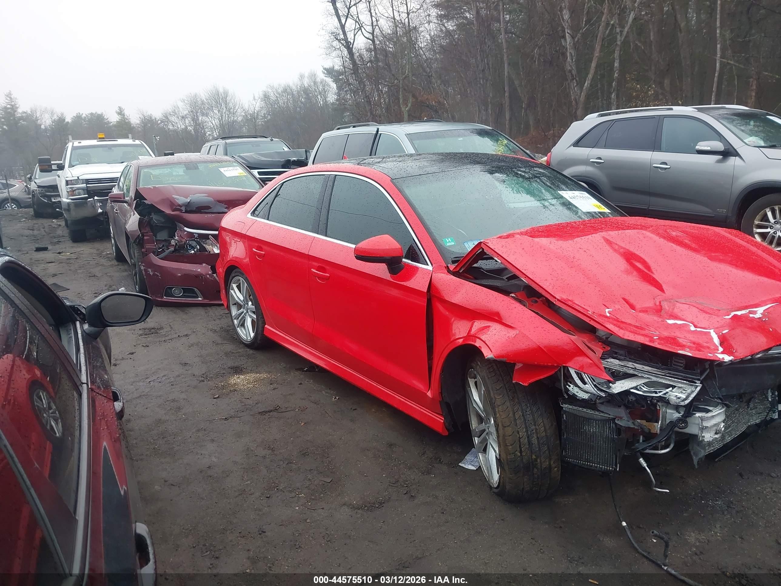 2015 Audi S3 2.0t Premium Plus Red vin: WAUFFGFF7F1127373