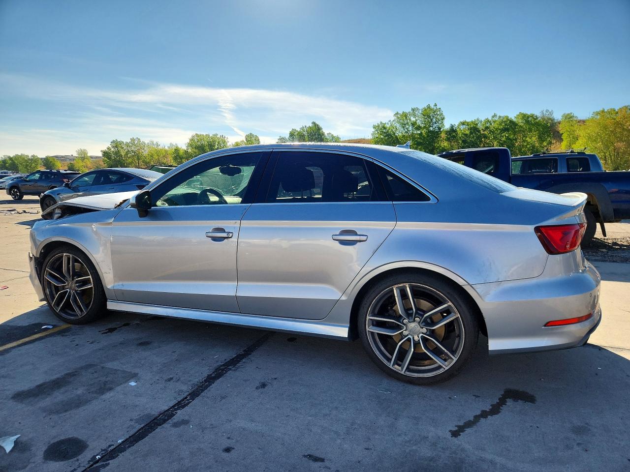 2015 Audi A3 Silver vin: WAUFFGFF9F1117007