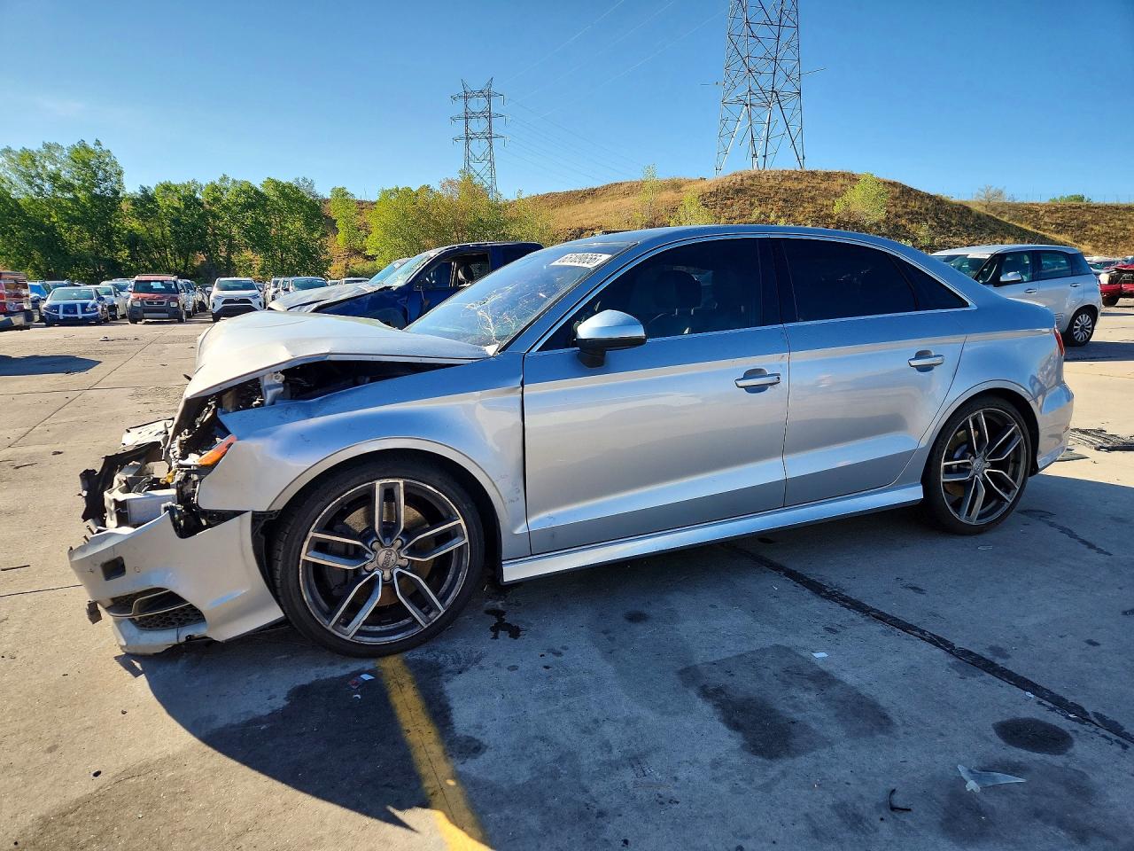 2015 Audi A3 Silver vin: WAUFFGFF9F1117007