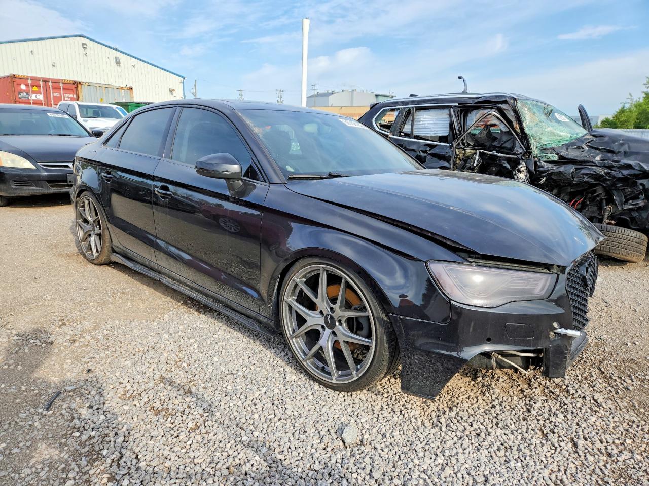 2015 Audi A3 Черный vin: WAUFFRFF5F1006353
